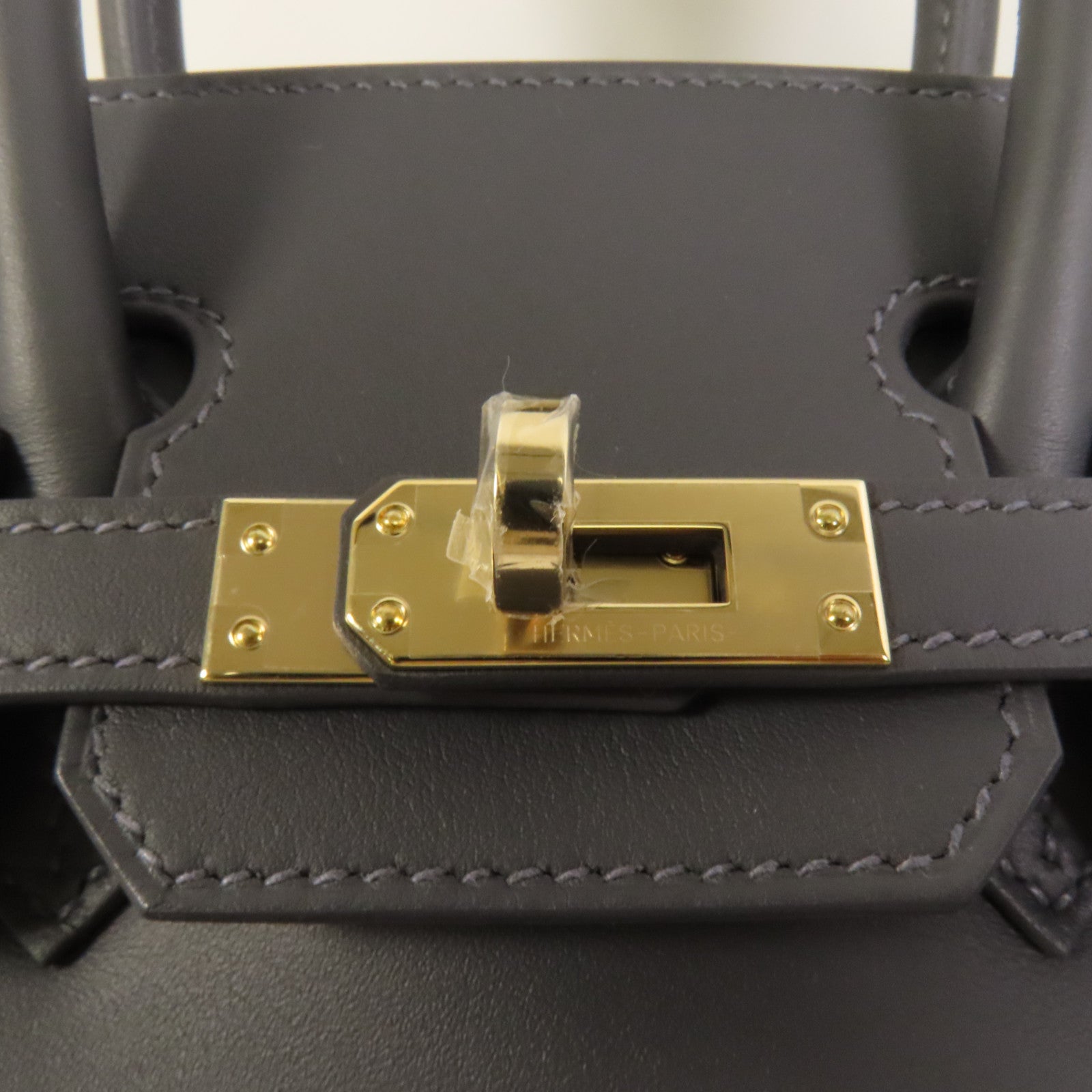 HERMES Swift皮革Birkin 25金扣手挽袋Ardoise