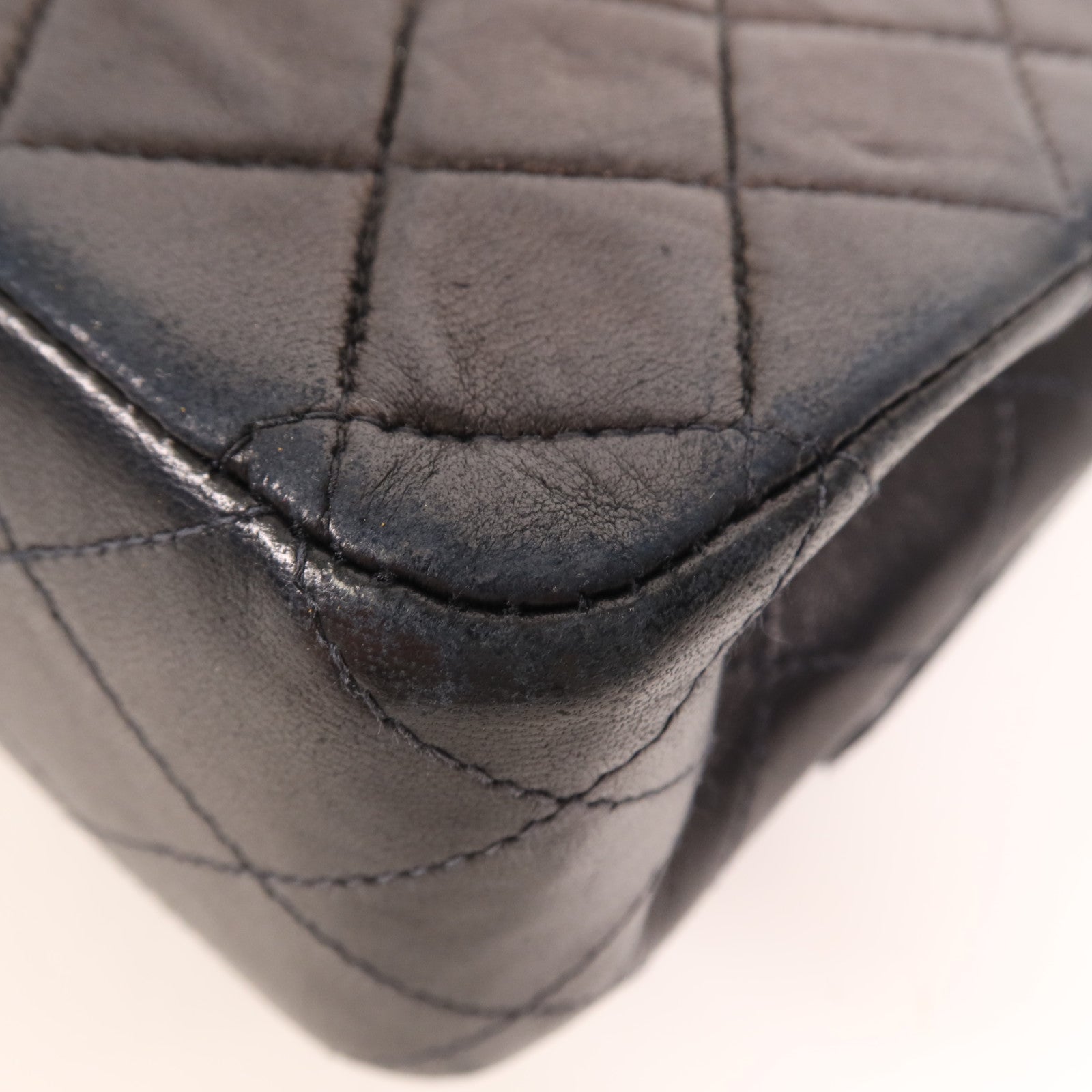CHANEL 羊皮皮革Vintage Classic 11.12金扣鏈帶肩背袋