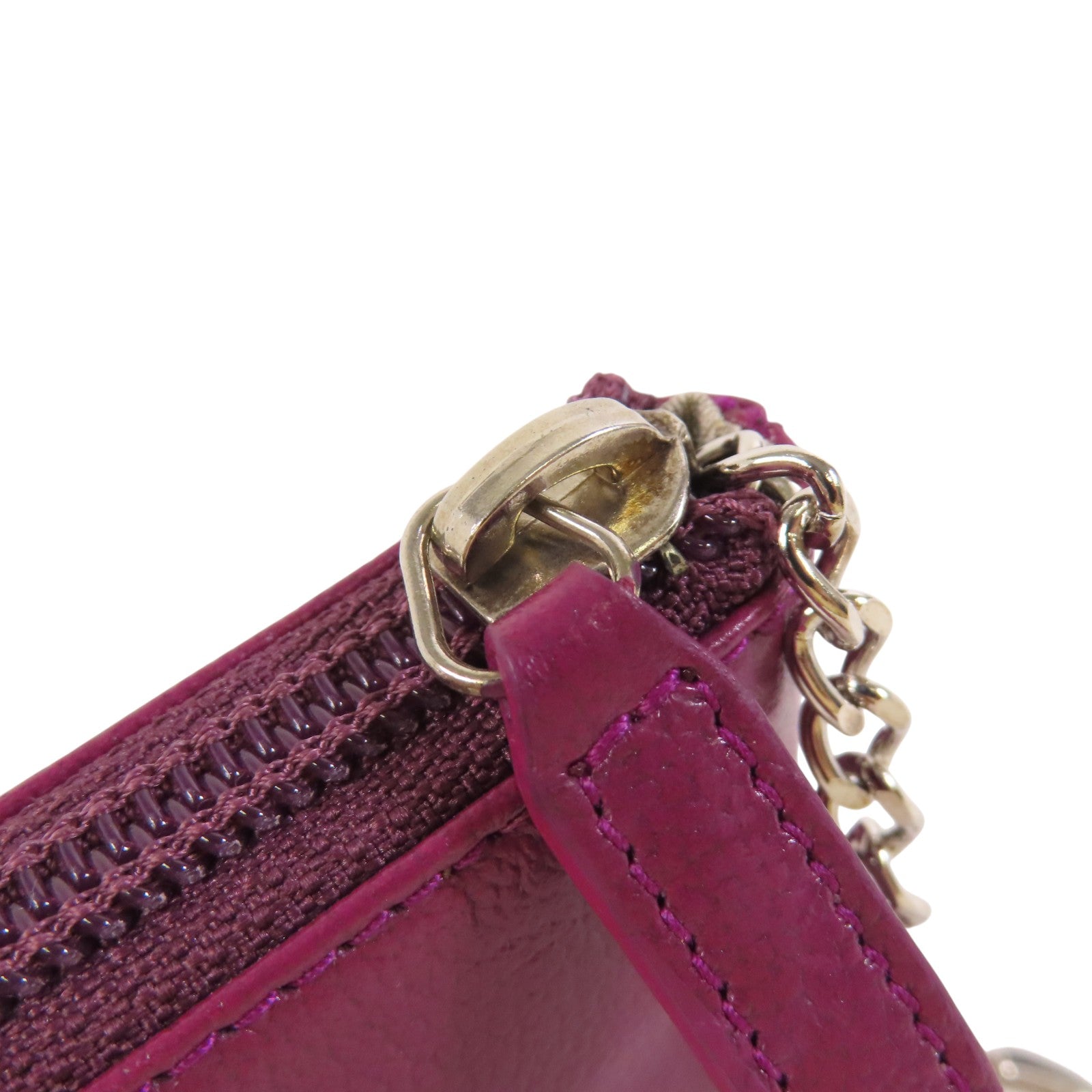 CHANEL 牛皮皮革Card Case金扣卡套