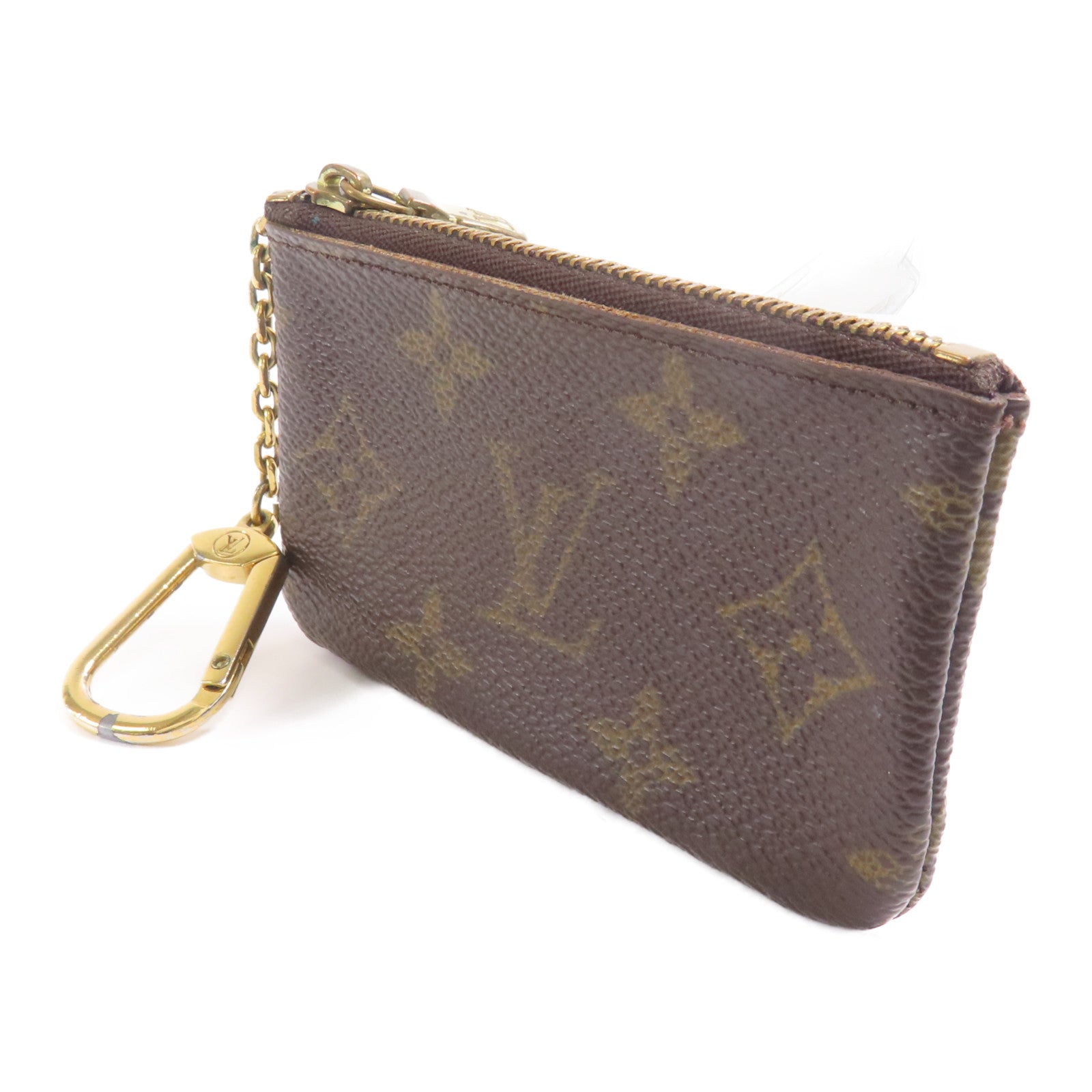 LOUIS VUITTON Monogram Key Pouch金扣鎖匙包