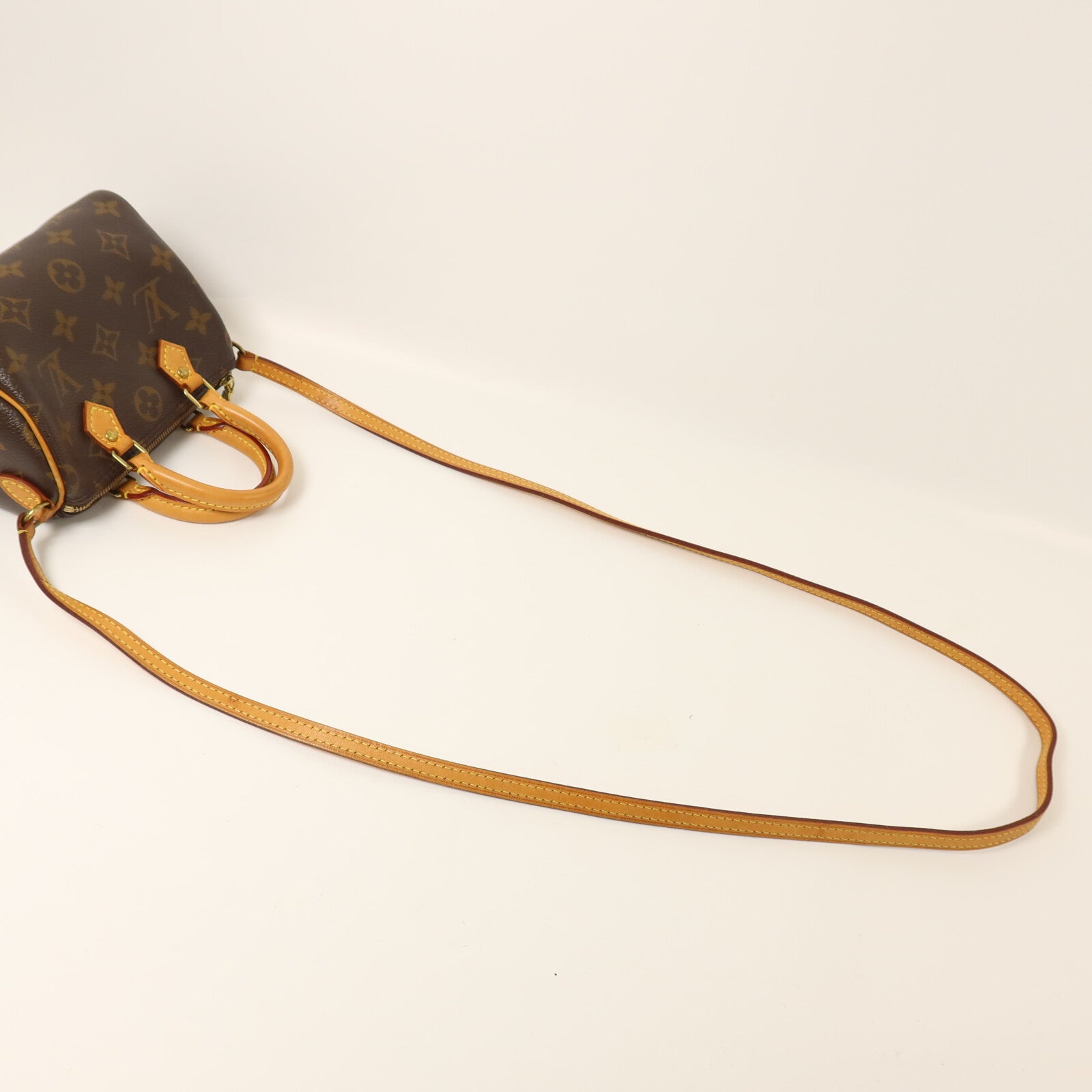 LOUIS VUITTON Monogram Nano Speedy手挽肩背兩用袋