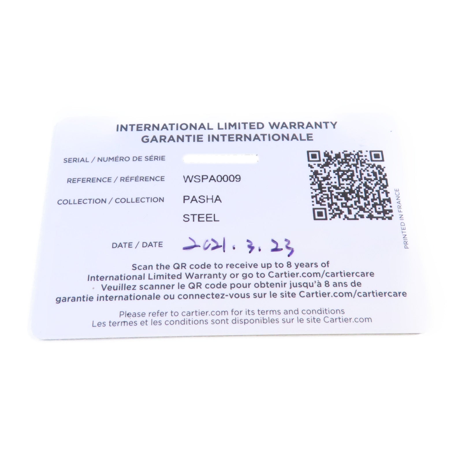 CARTIER Pasha Automatic Watch WSPA0009 Stainless Steel Grey