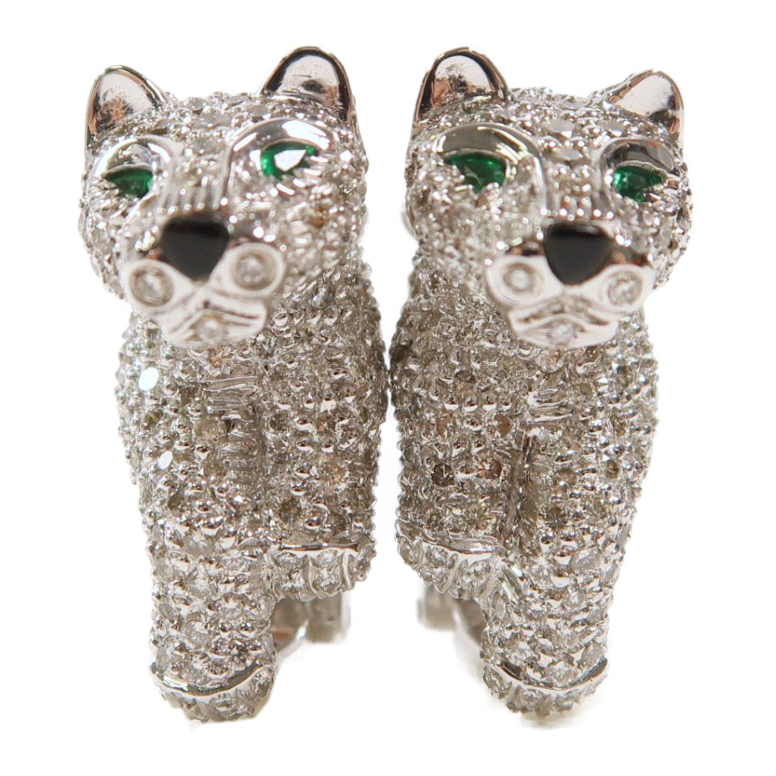 JEWELRY 18K白金Diamond Earrings鑽石耳環