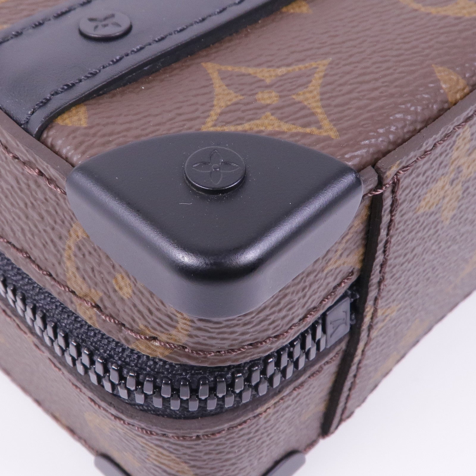 LOUIS VUITTON Monogram Macassar Handle Soft Truck手挽肩背兩用袋