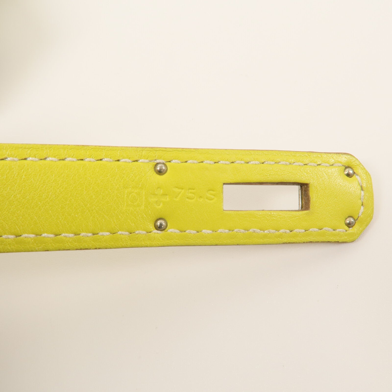 HERMES Swift皮革Jypsiere 28肩背袋Lime