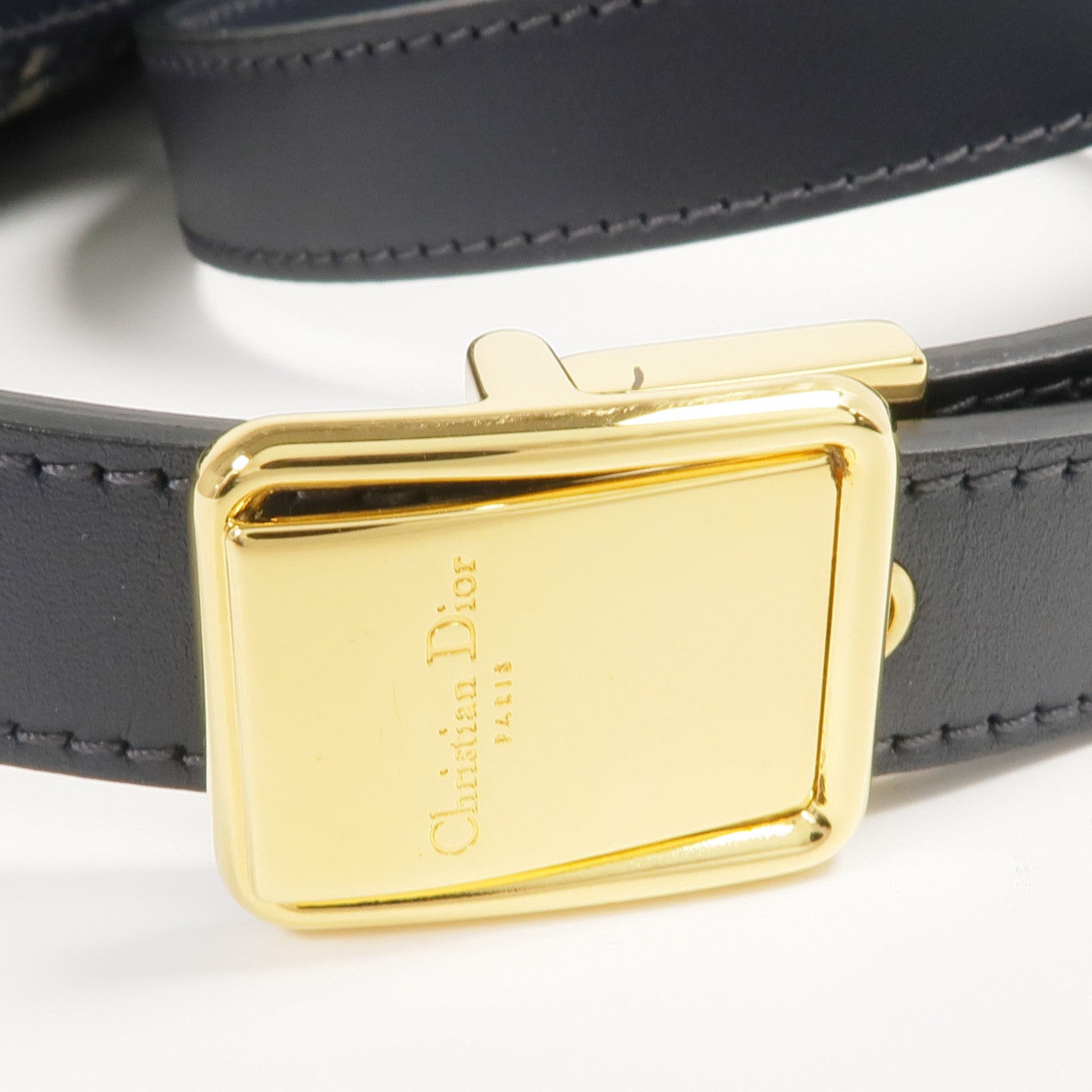 Dior 帆布Oblique 30 Montaigne金扣肩背袋