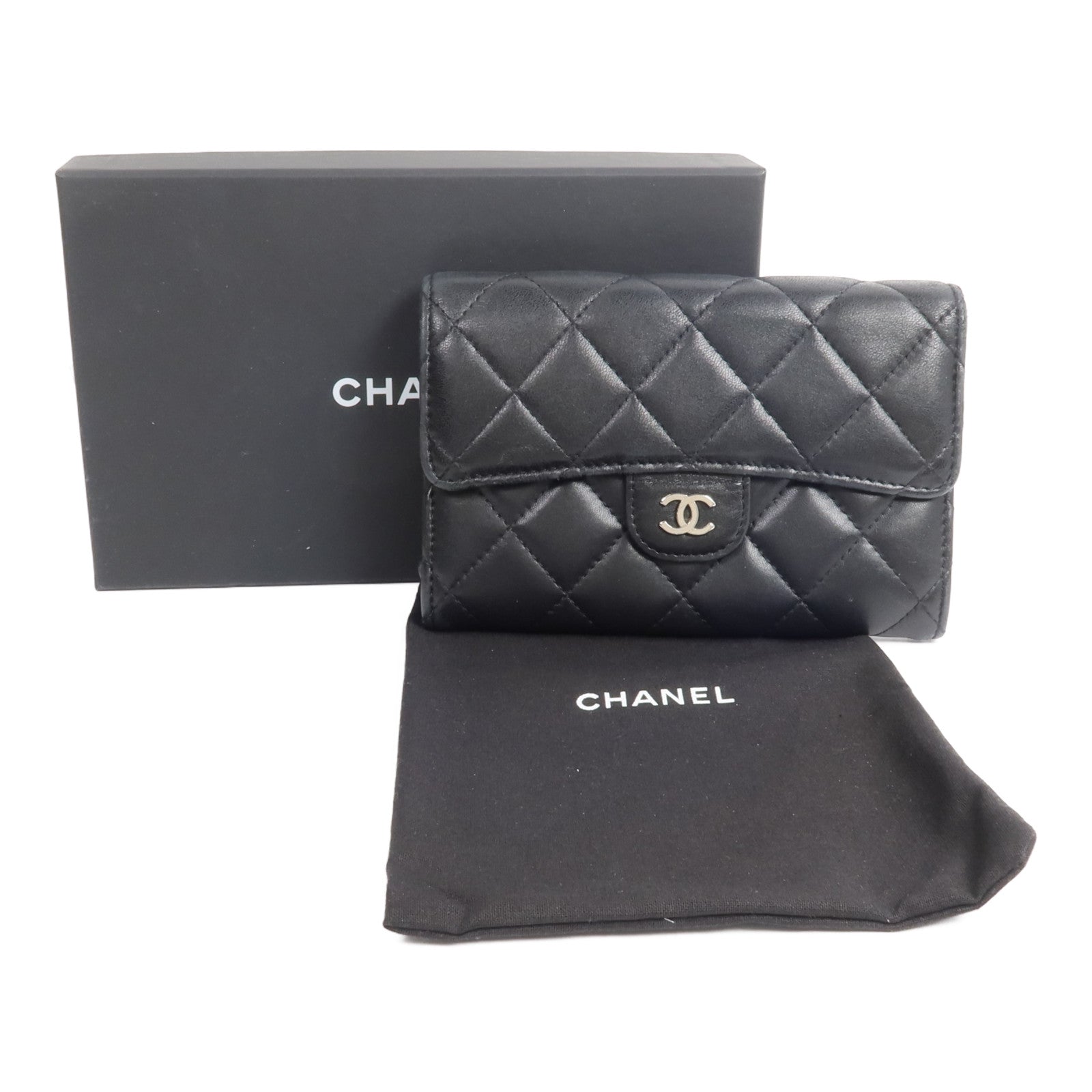 CHANEL 羊皮皮革Wallet錢包