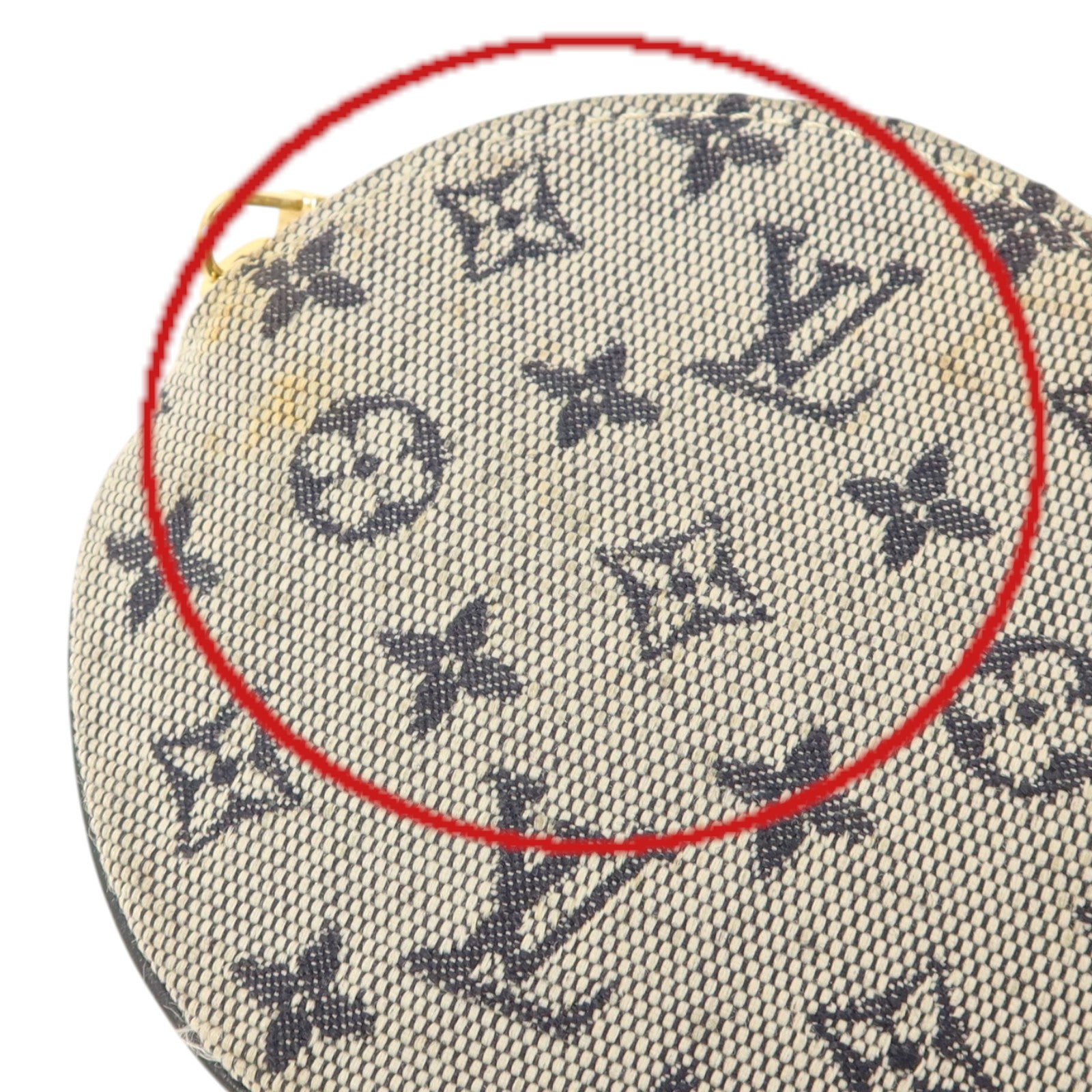 LOUIS VUITTON Monogram Mini Coin Purse金扣零錢包