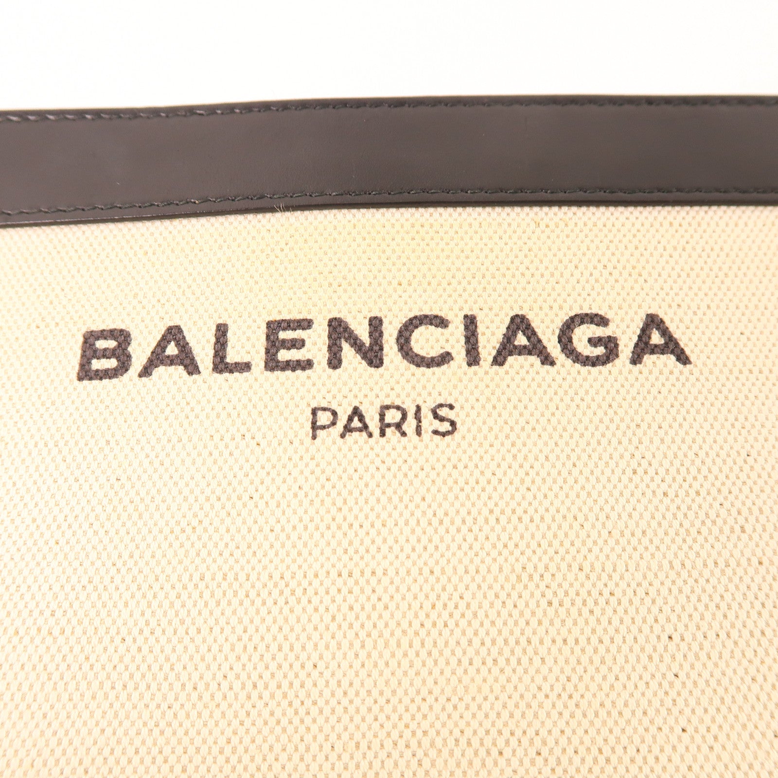 BALENCIAGA 帆布Shoulder Bag銀扣肩背袋