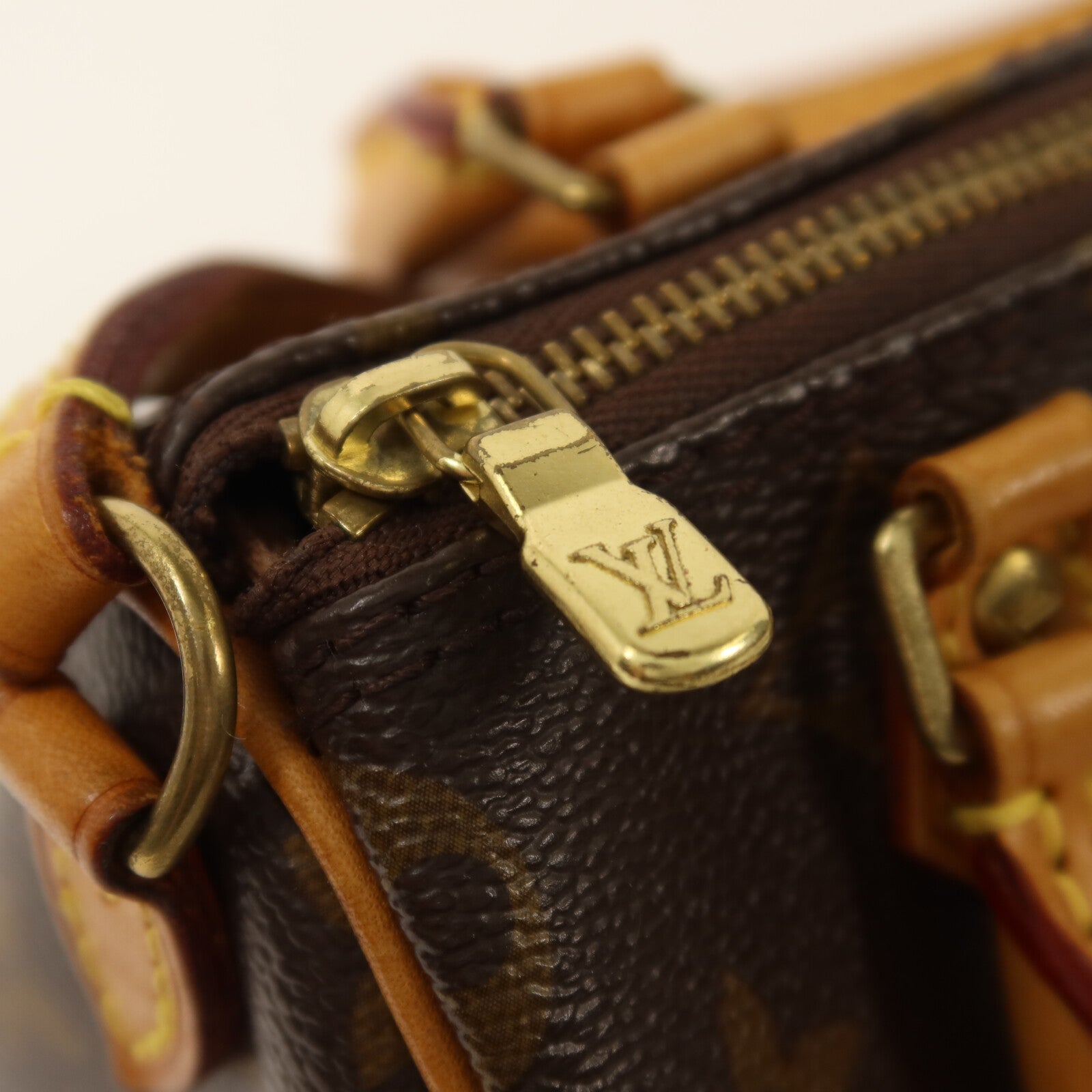 LOUIS VUITTON Monogram Nano Speedy手挽肩背兩用袋