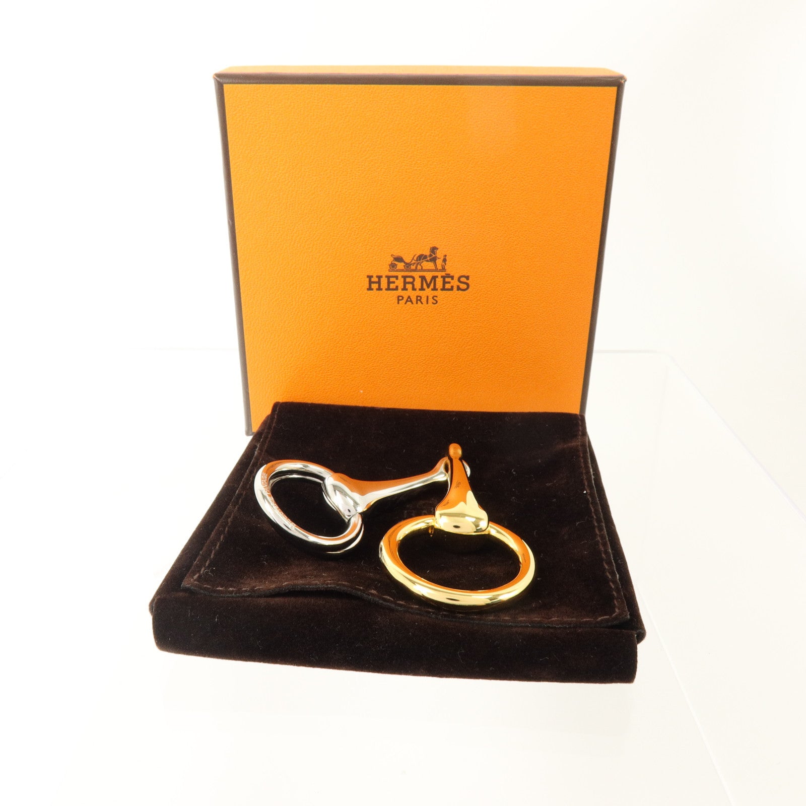 HERMES 金屬Mors Twilly Scarf Ring絲巾扣
