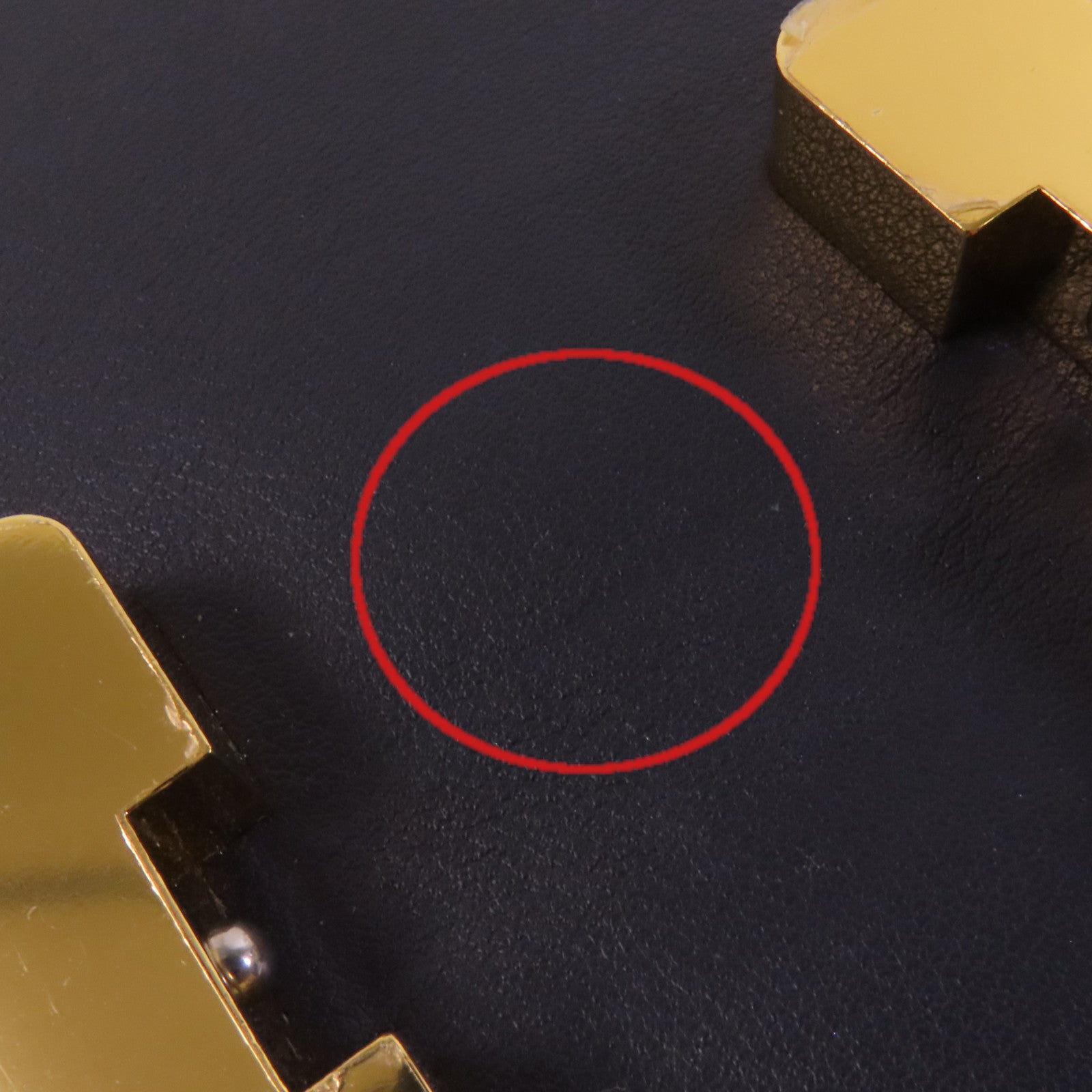 HERMES Evercolor皮革Constance 24金扣肩背袋