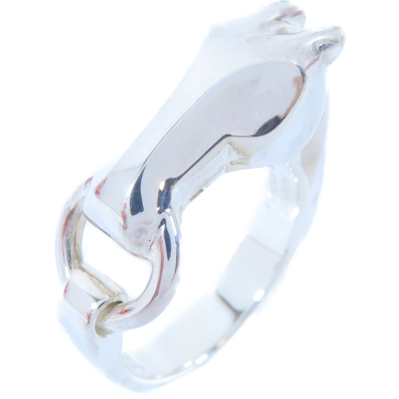 HERMES 925純銀Galop Ring戒指US#8.75