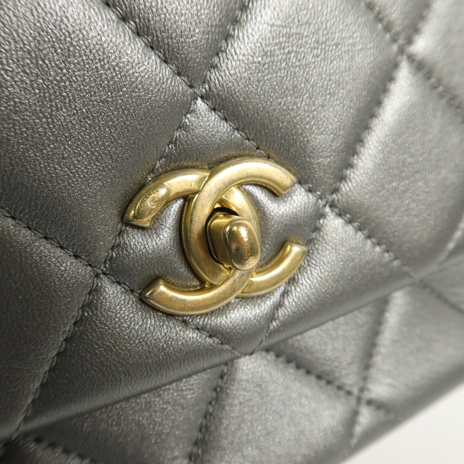 CHANEL 牛皮皮革Chain Shoulder鏈帶肩背袋