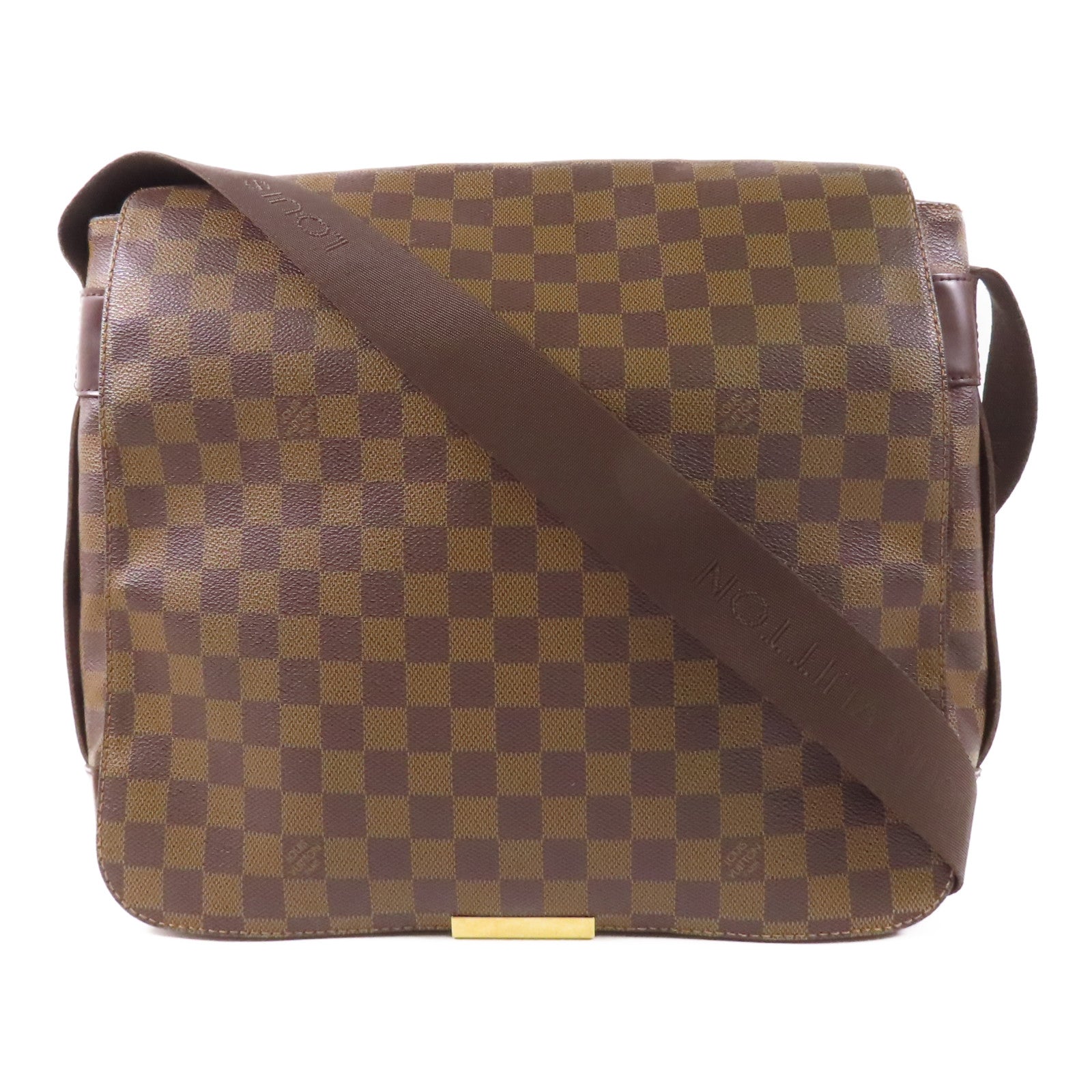 LOUIS VUITTON Damier Bastille金扣肩背袋