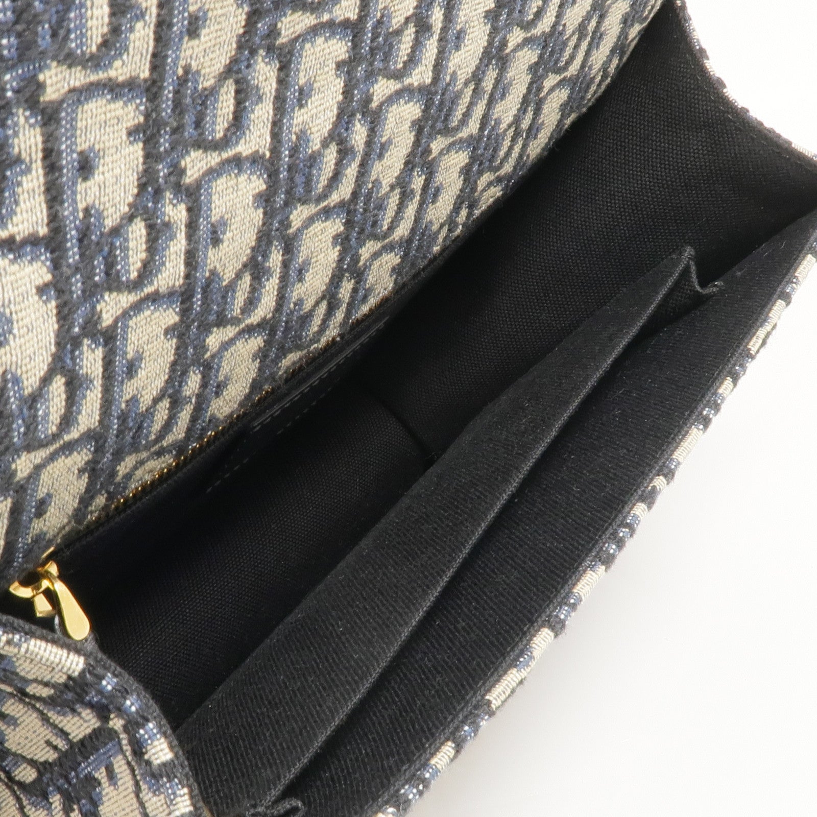 Dior 帆布Oblique 30 Montaigne金扣肩背袋