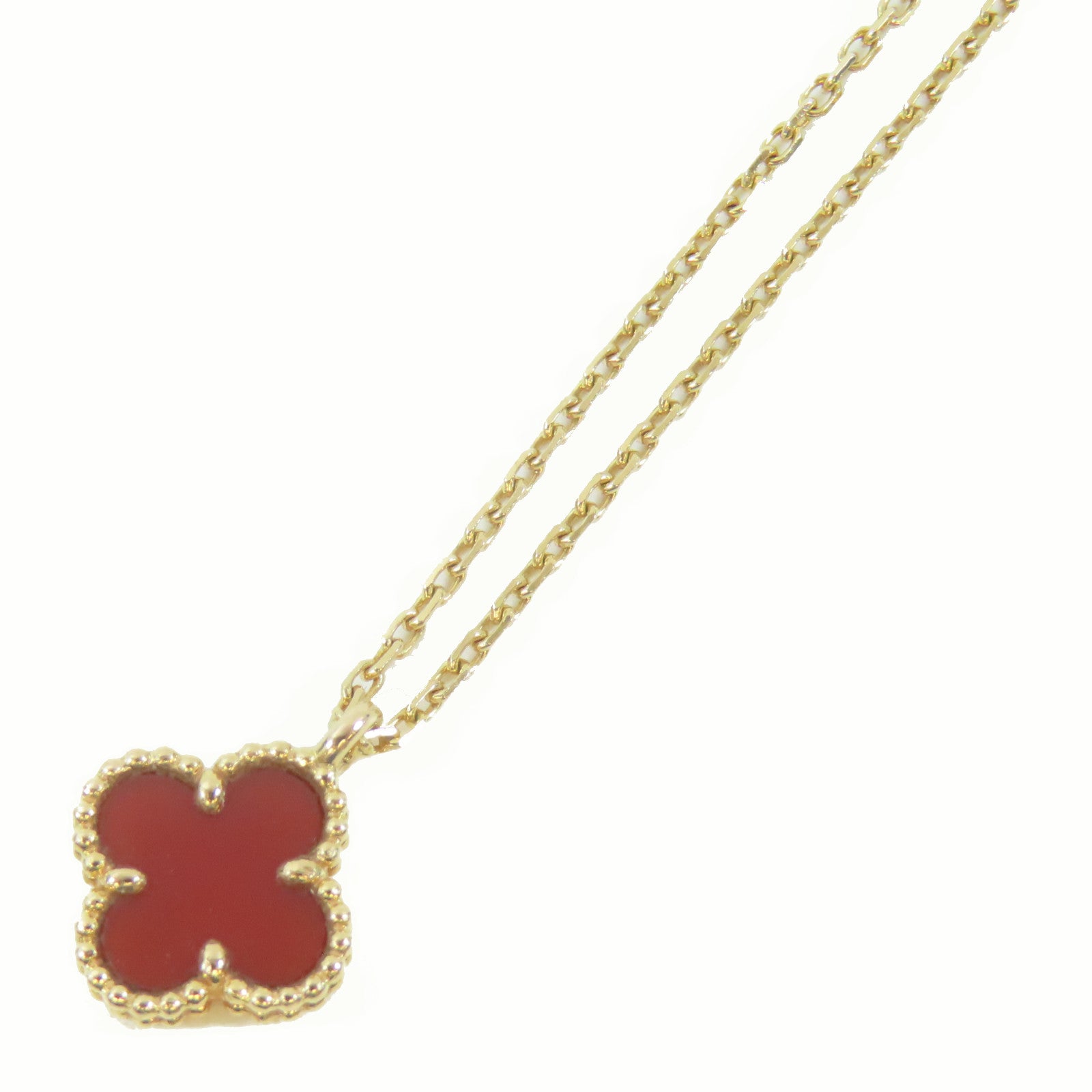 Van Cleef & Arpels 18K黃金Sweet Alhambra Necklace項鍊#40cm