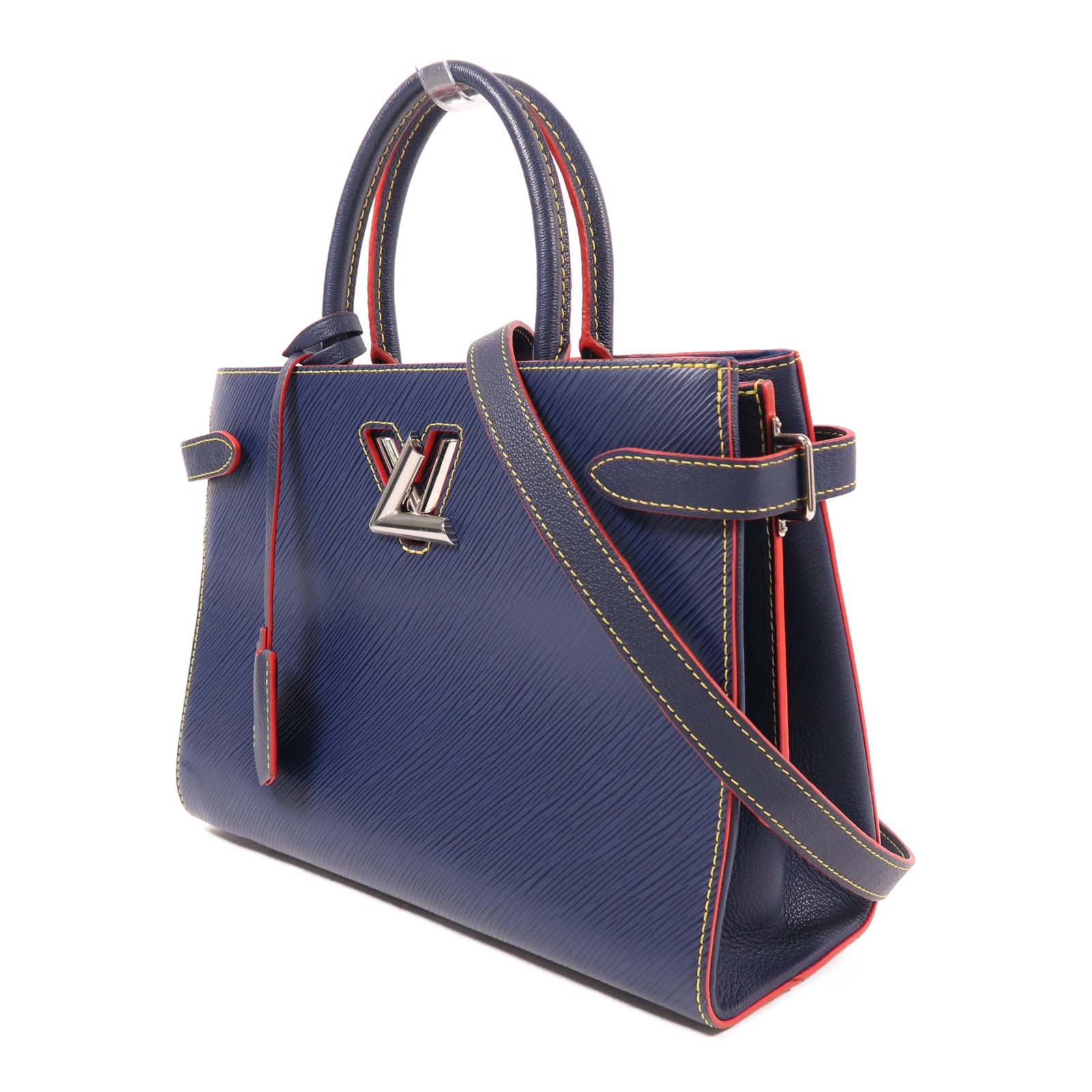 LOUIS VUITTON Epi Twist Bag銀扣手挽肩背兩用袋