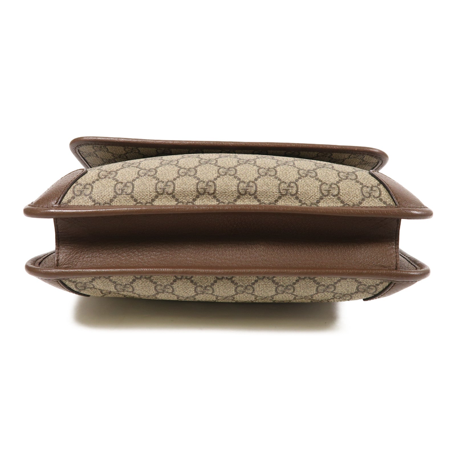 GUCCI 塗層帆布Shoulder Bag金扣肩背袋