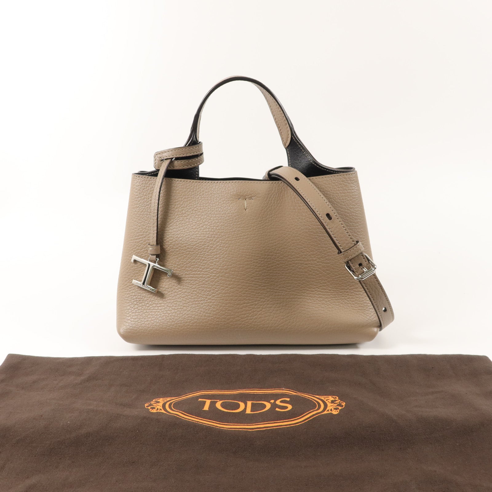 TOD'S 牛皮皮革2 Way Shoulder Bag手挽肩背兩用袋