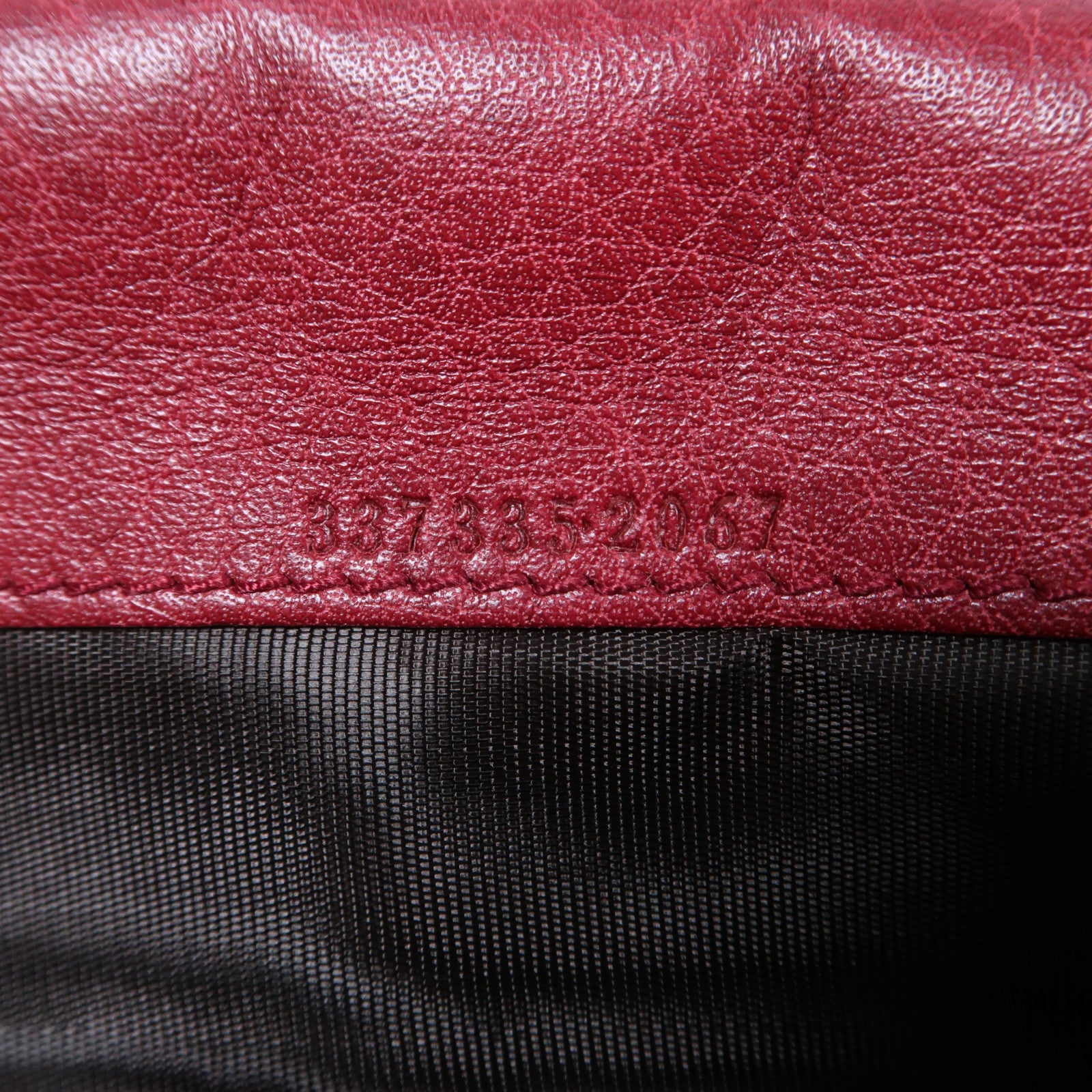 GUCCI 牛皮皮革Long Wallet金扣長錢包紅色