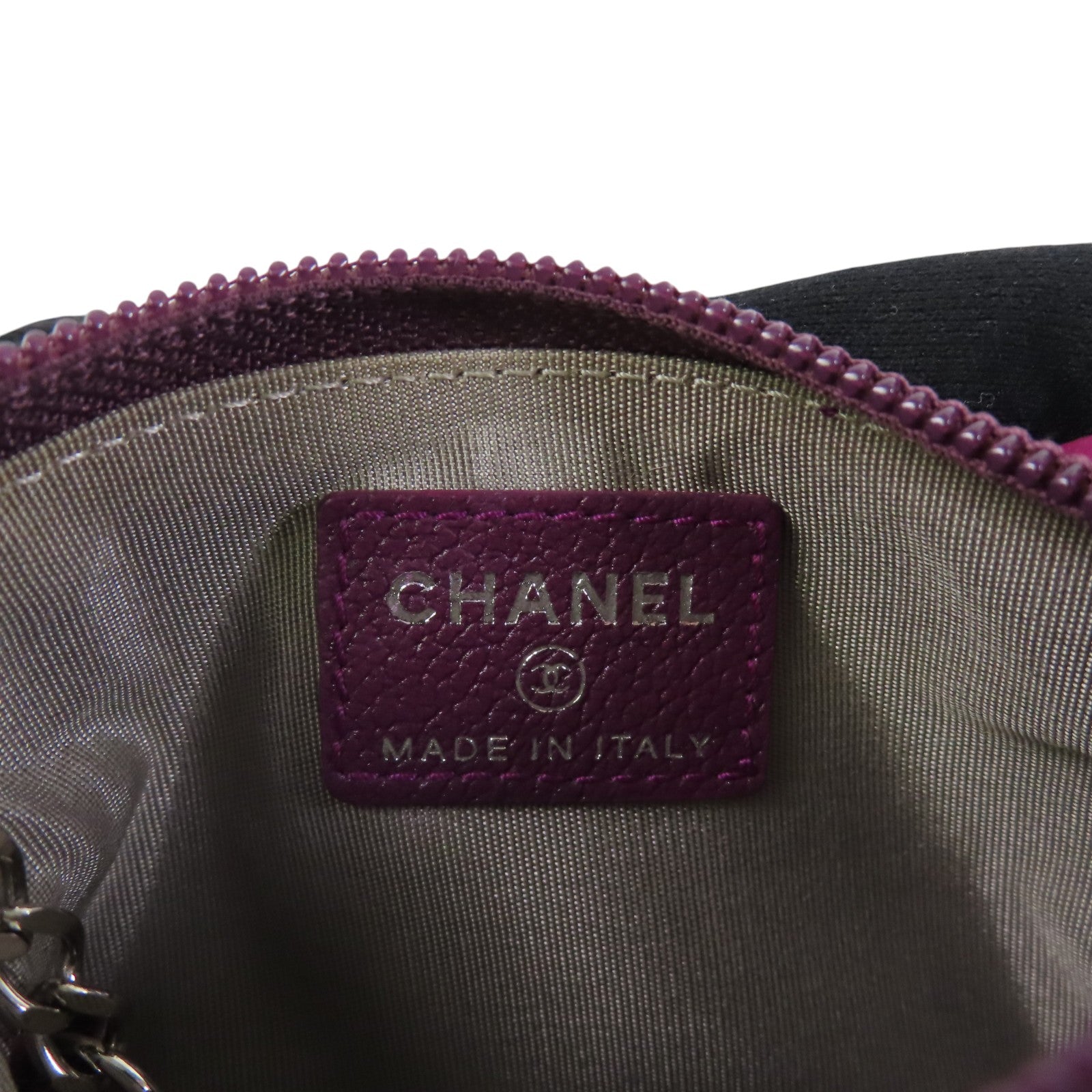 CHANEL 牛皮皮革Card Case金扣卡套