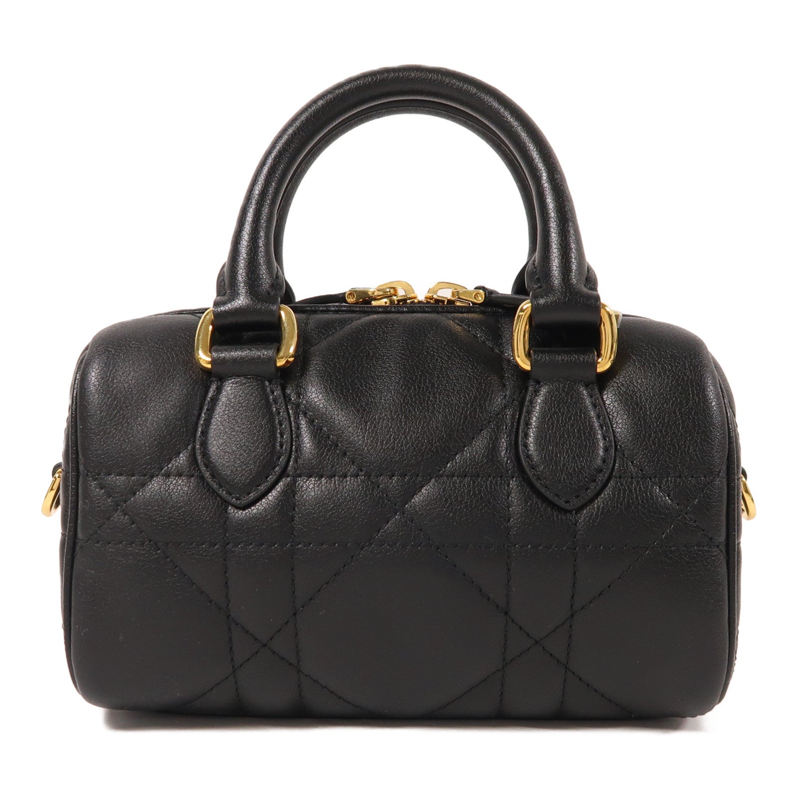 Dior 牛皮皮革2 Way Shoulder金扣手挽肩背兩用袋