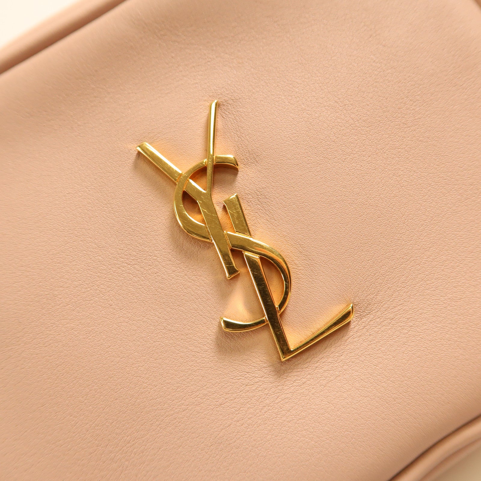 SAINT LAURENT 牛皮皮革Shoulder Bag金扣肩背袋