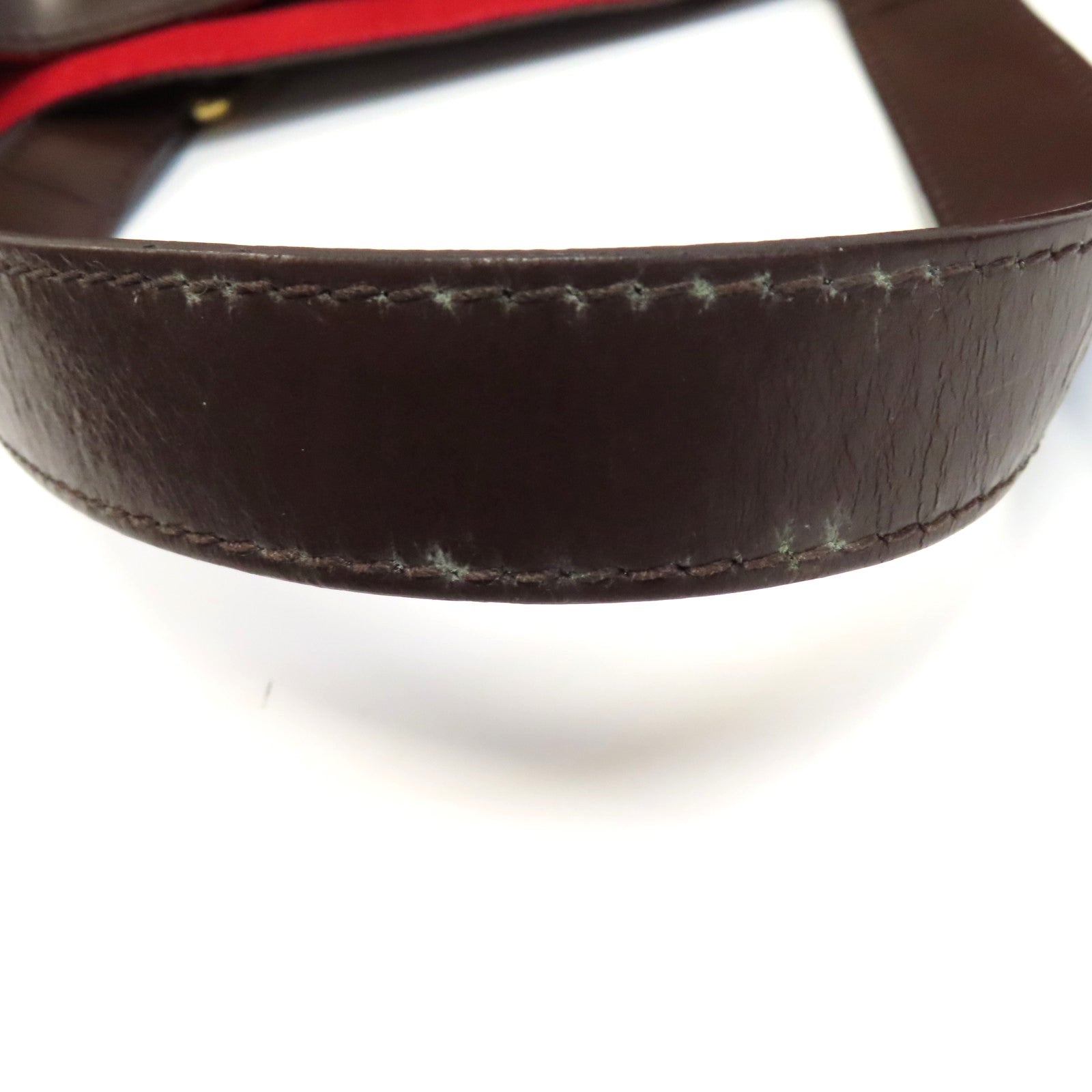 LOUIS VUITTON 【激減優惠】Damier Hampstead PM金扣手挽袋啡色