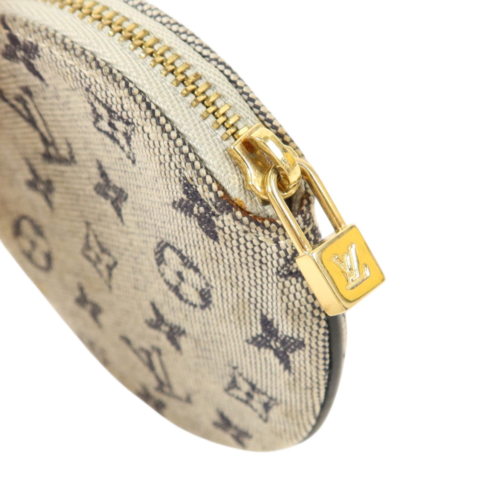 LOUIS VUITTON Monogram Mini Coin Purse金扣零錢包