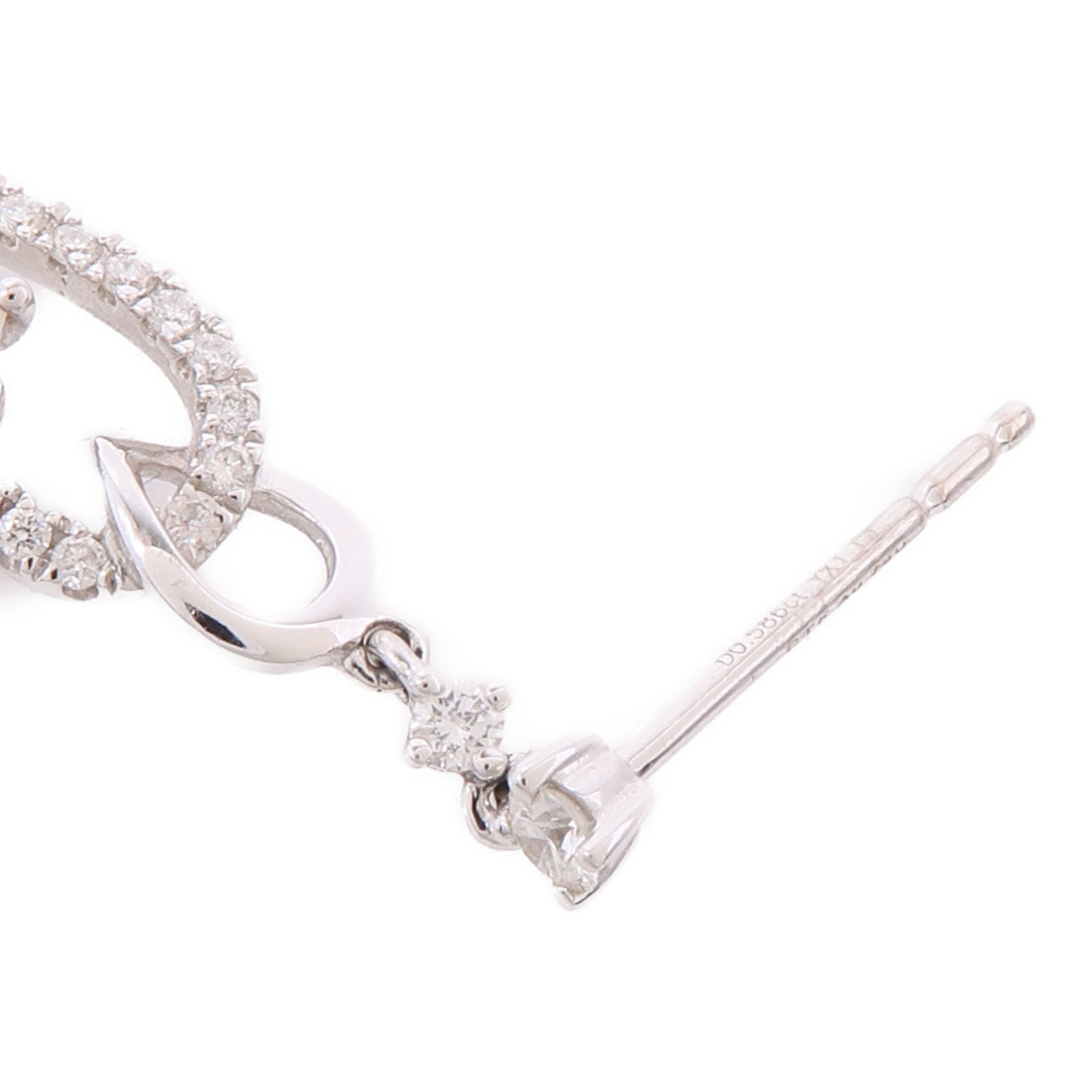 JEWELRY (PRICE DOWN) Diamond Earrings 18K White Gold