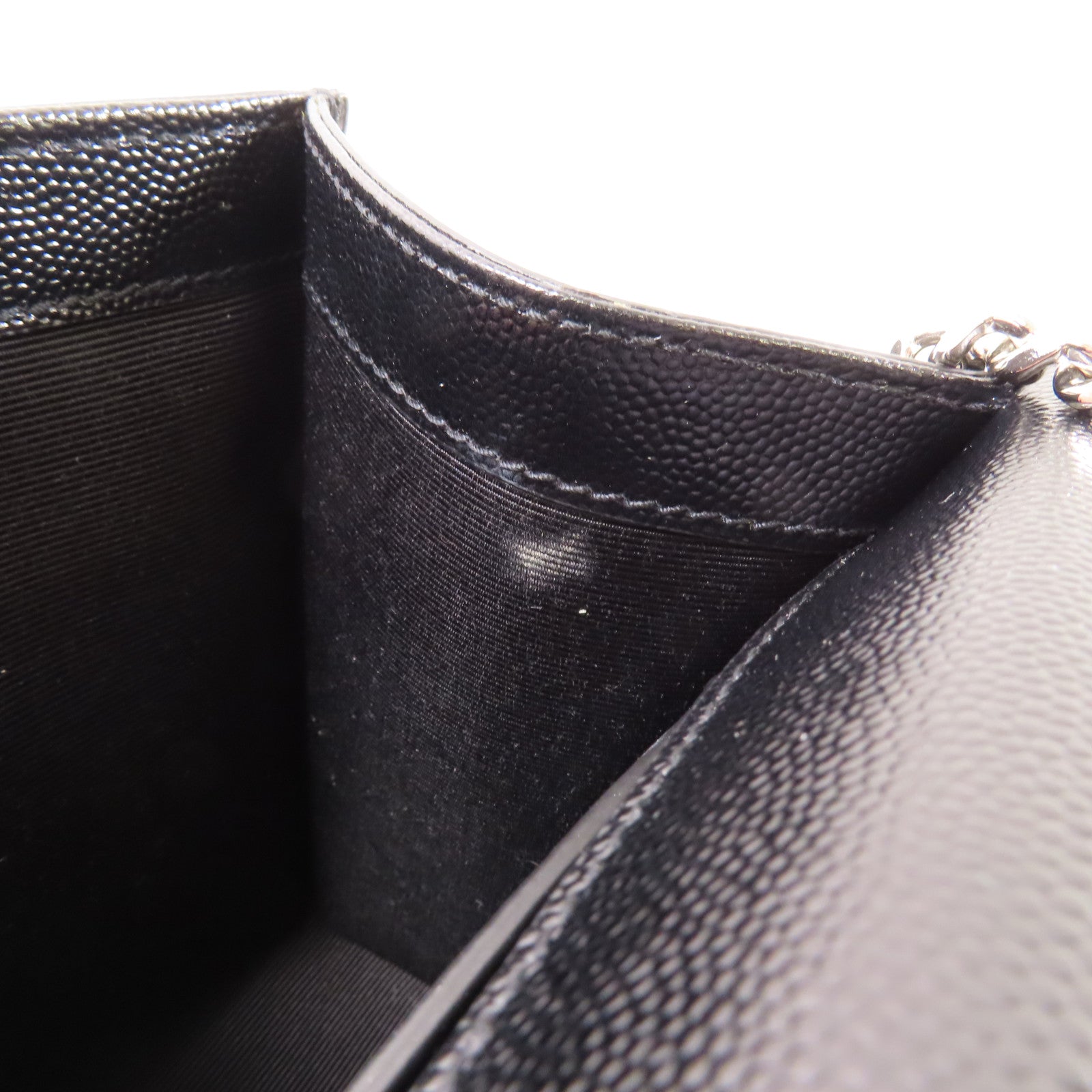 SAINT LAURENT 牛皮皮革Kate Medium銀扣鏈帶肩背袋