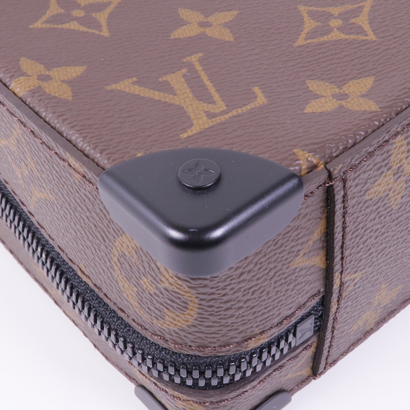 LOUIS VUITTON Monogram Macassar Handle Soft Truck手挽肩背兩用袋