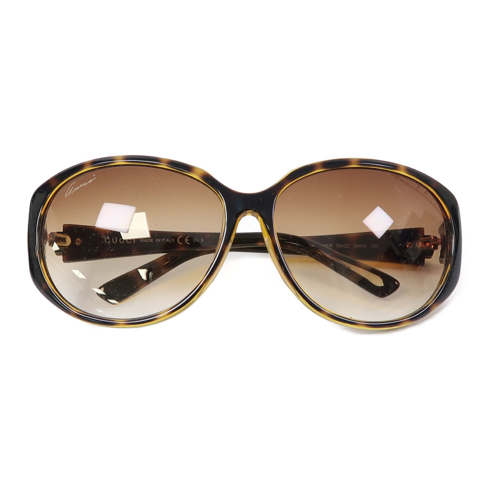 GUCCI PVC Sunglasses太陽眼鏡啡色