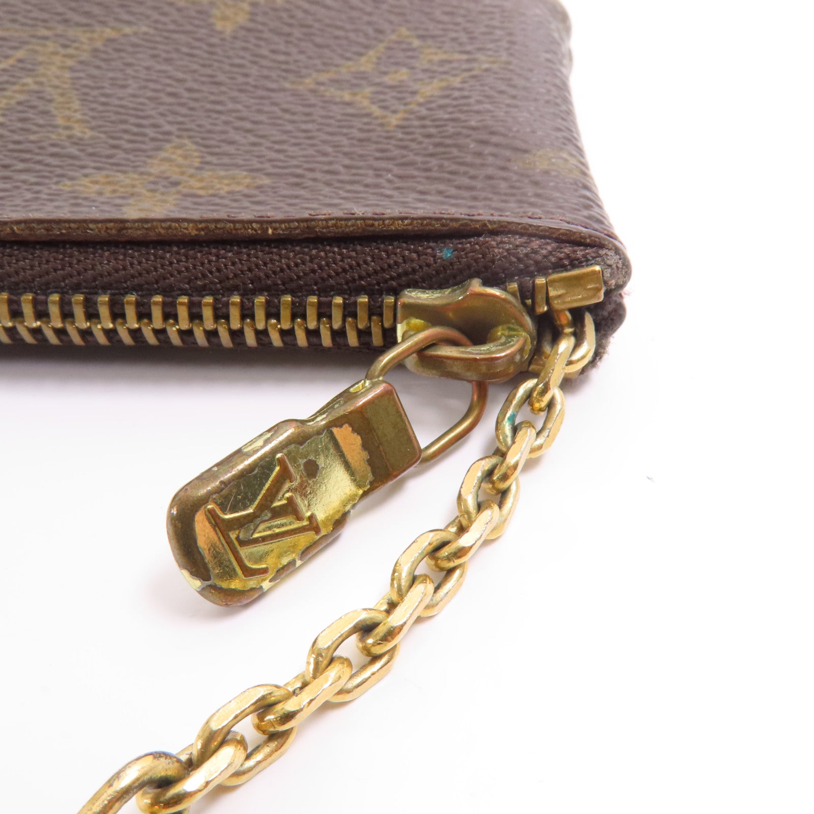 LOUIS VUITTON Monogram Key Pouch金扣鎖匙包