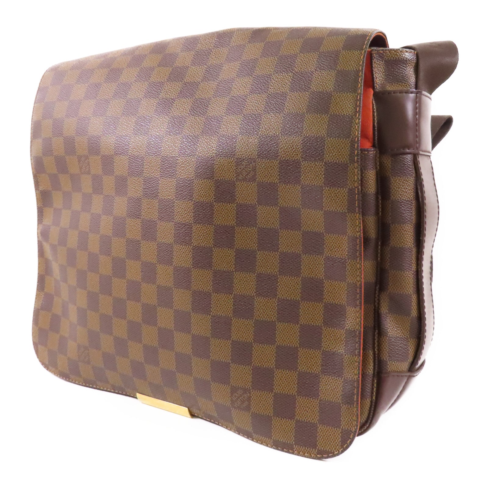 LOUIS VUITTON Damier Bastille金扣肩背袋