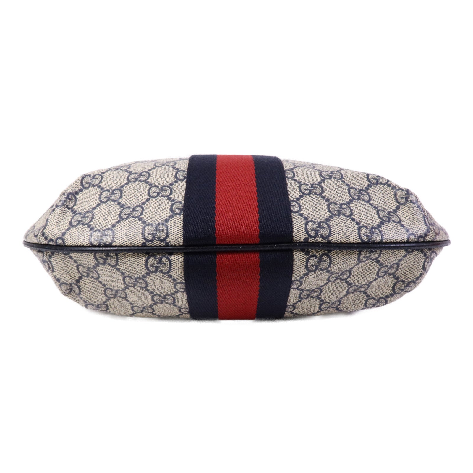GUCCI 塗層帆布Ophidia GG銀扣肩背袋