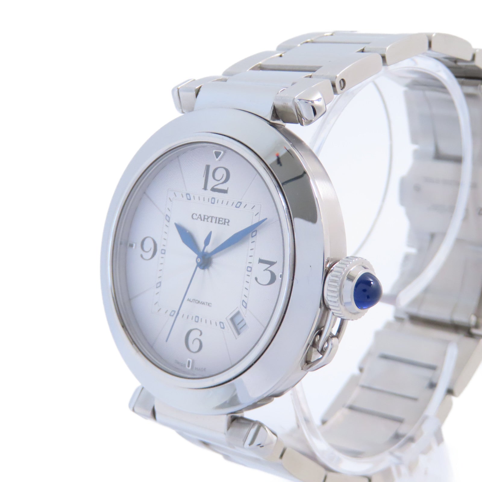 CARTIER Pasha Automatic Watch WSPA0009 Stainless Steel Grey