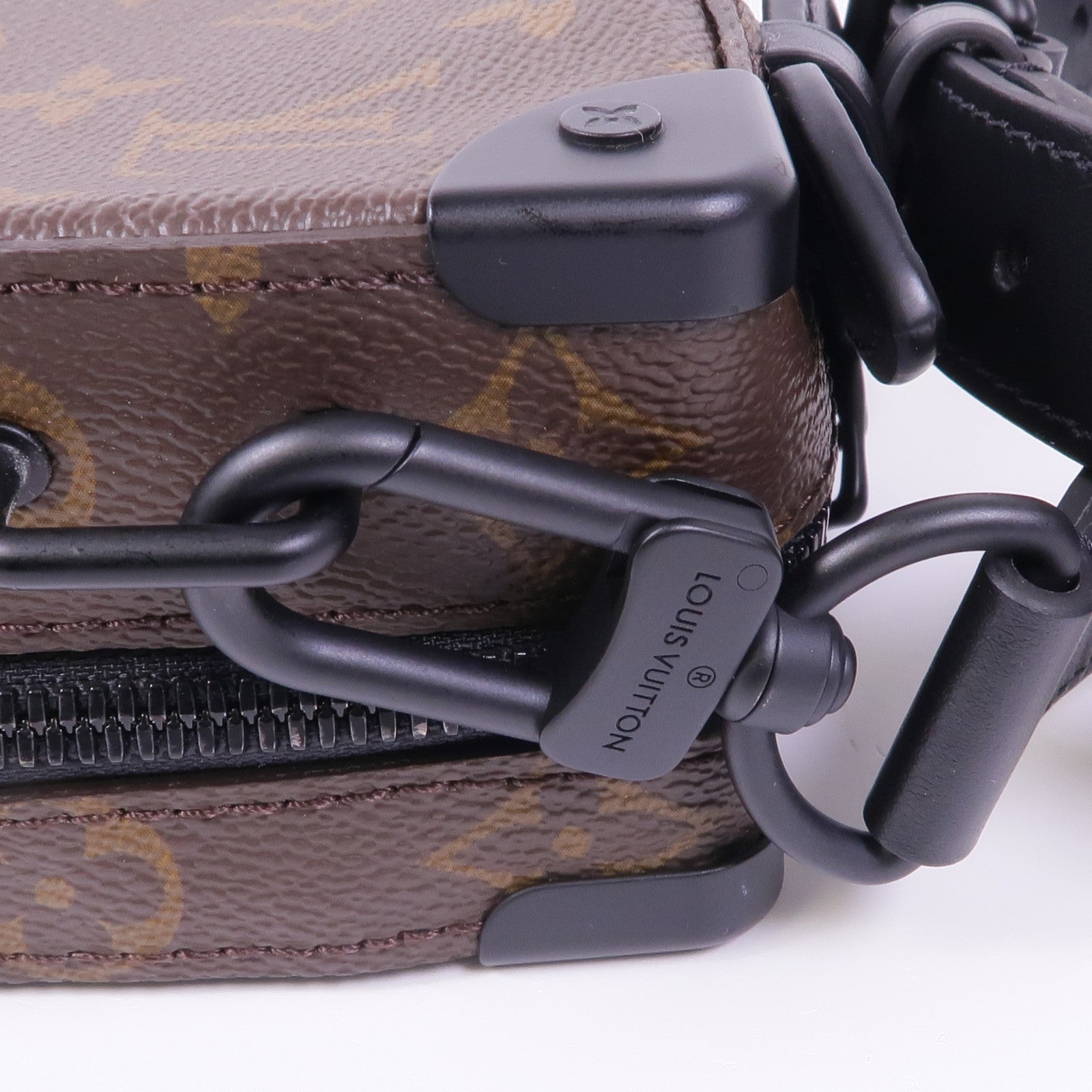 LOUIS VUITTON Monogram Macassar Handle Soft Truck手挽肩背兩用袋
