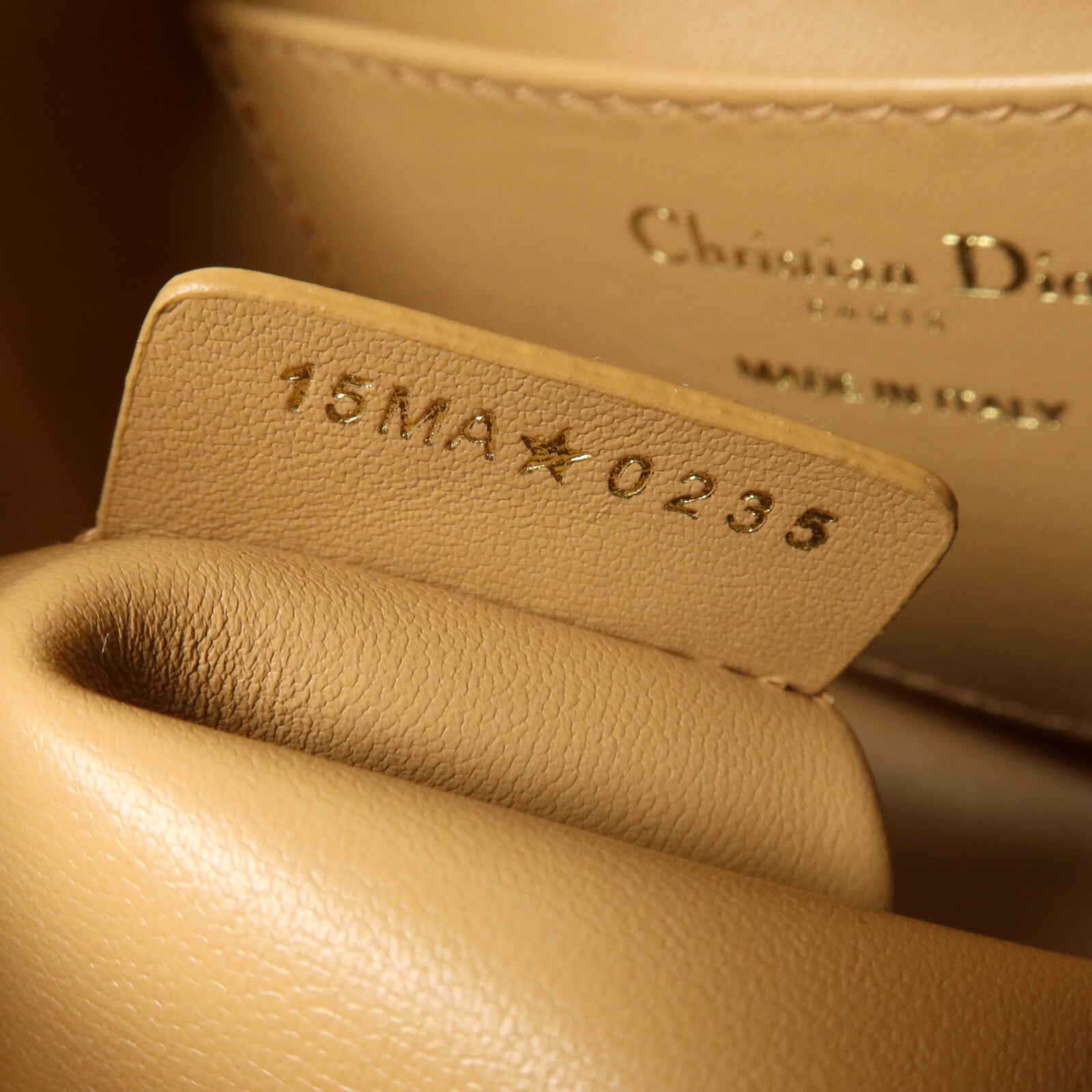 Dior 牛皮皮革Nano Caro Bucket Bag手挽肩背兩用袋