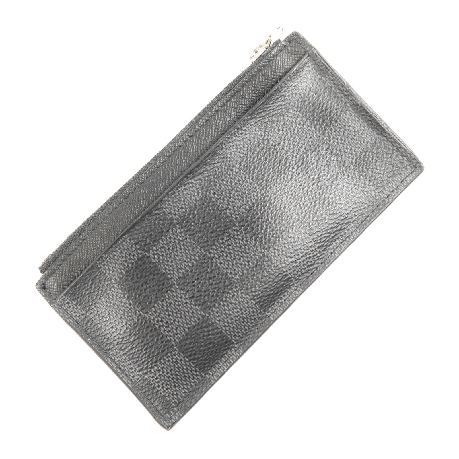 LOUIS VUITTON 【激減優惠】Damier Graphite Coin Card Holder銀扣零錢包