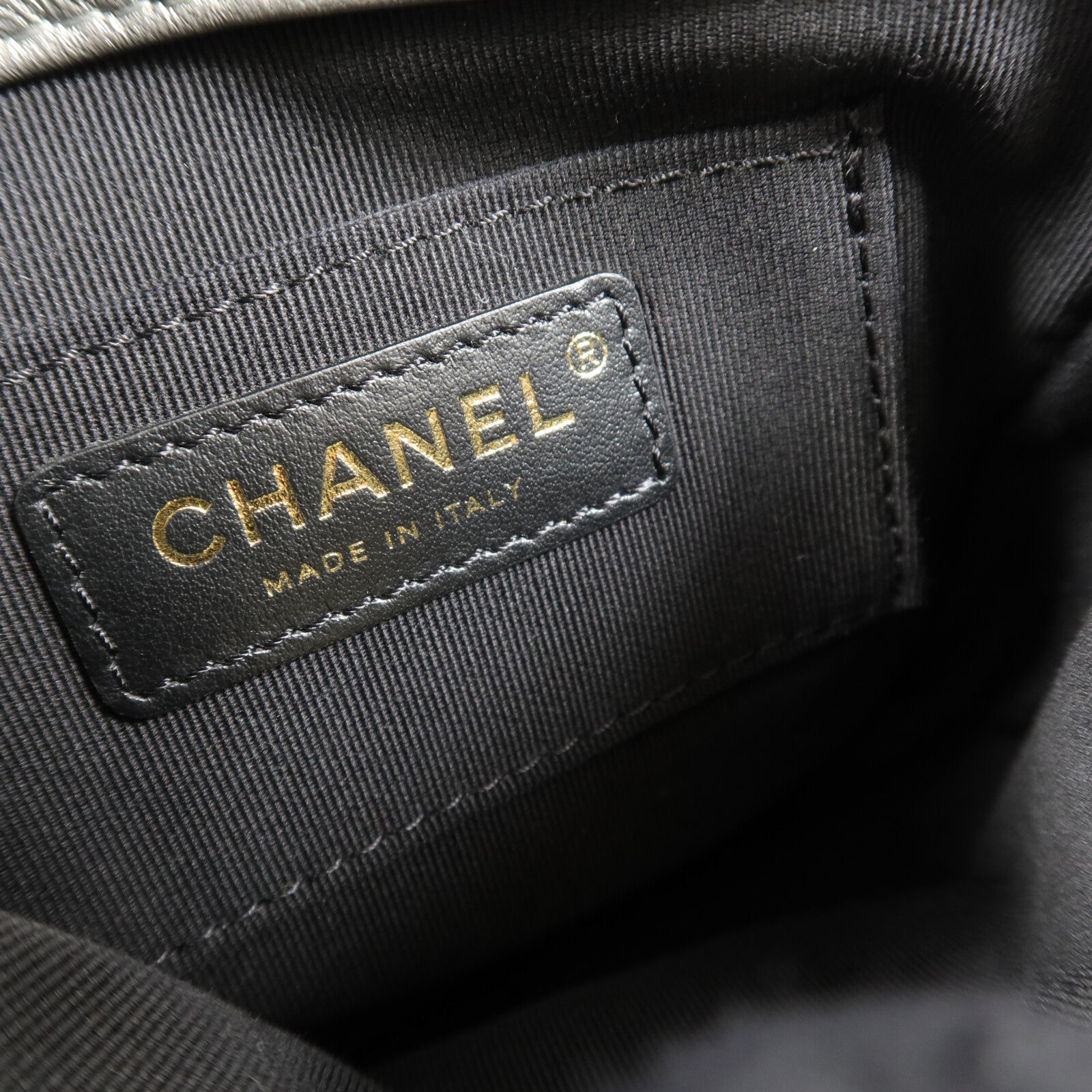 CHANEL 牛皮皮革Chain Shoulder鏈帶肩背袋