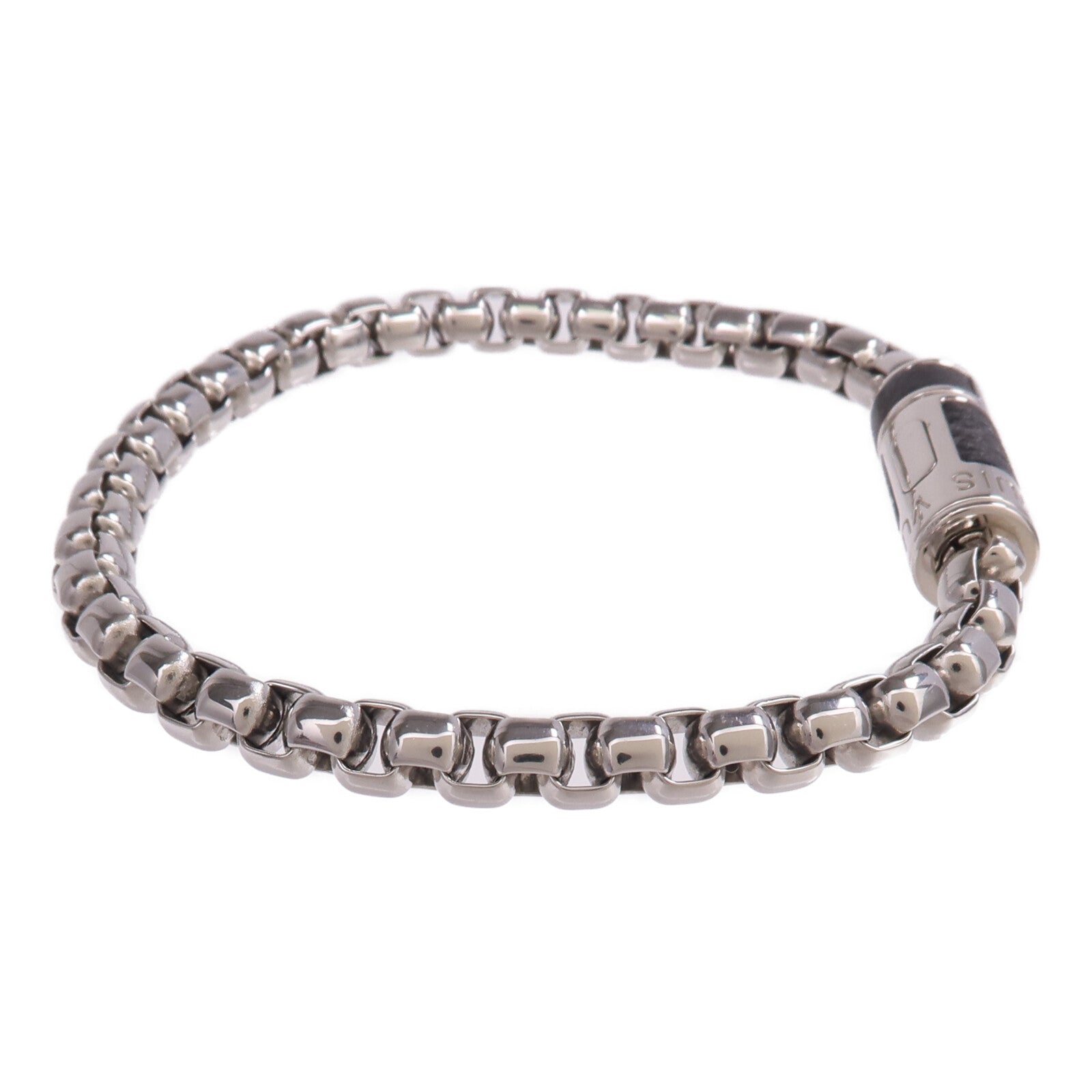 LOUIS VUITTON Monogram Eclipse/金屬Monogram Chain Bracelet