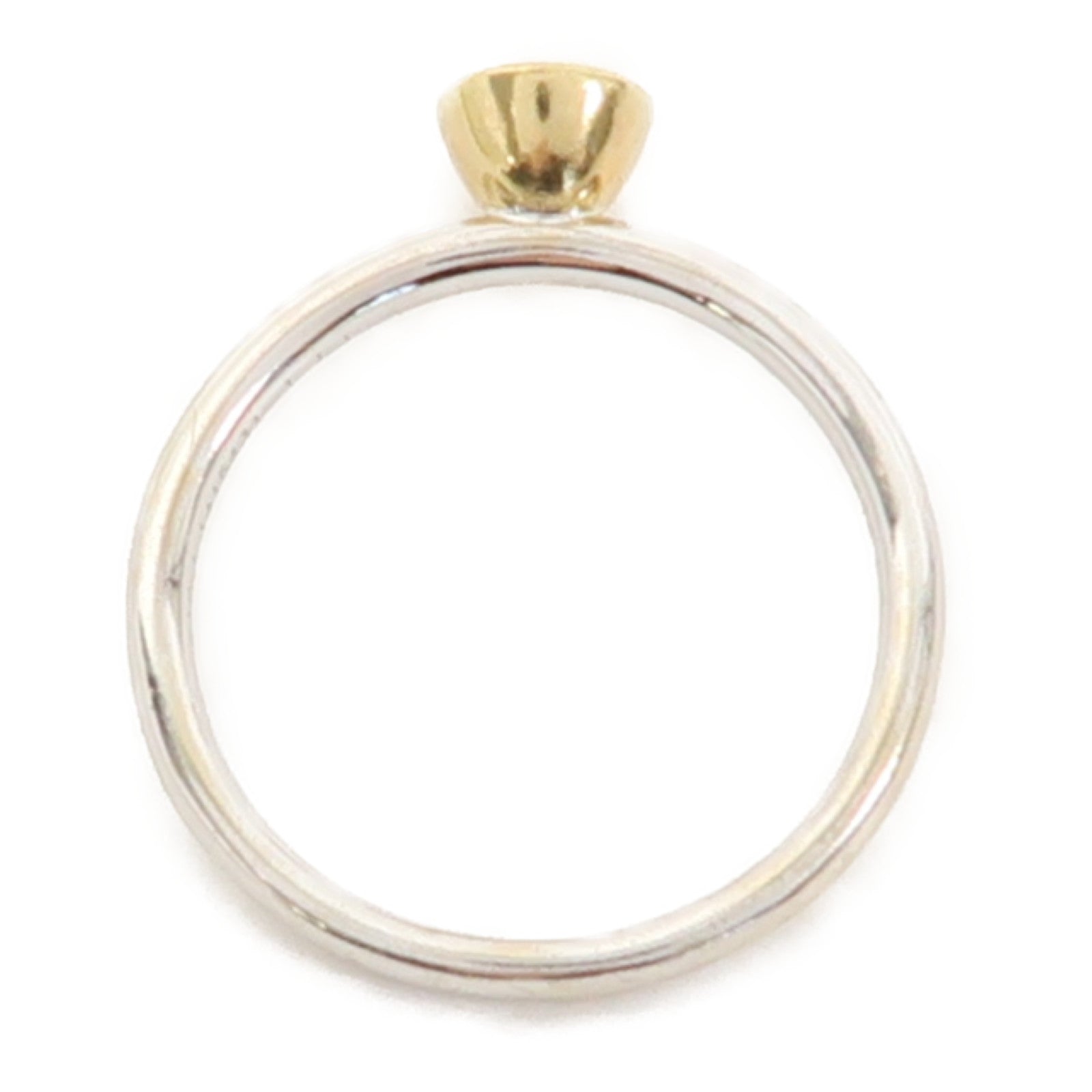 JEWELRY 【激減優惠】18K白金/18K黃金Diamond 2.6g0.61ct鑽石戒指US#6.75
