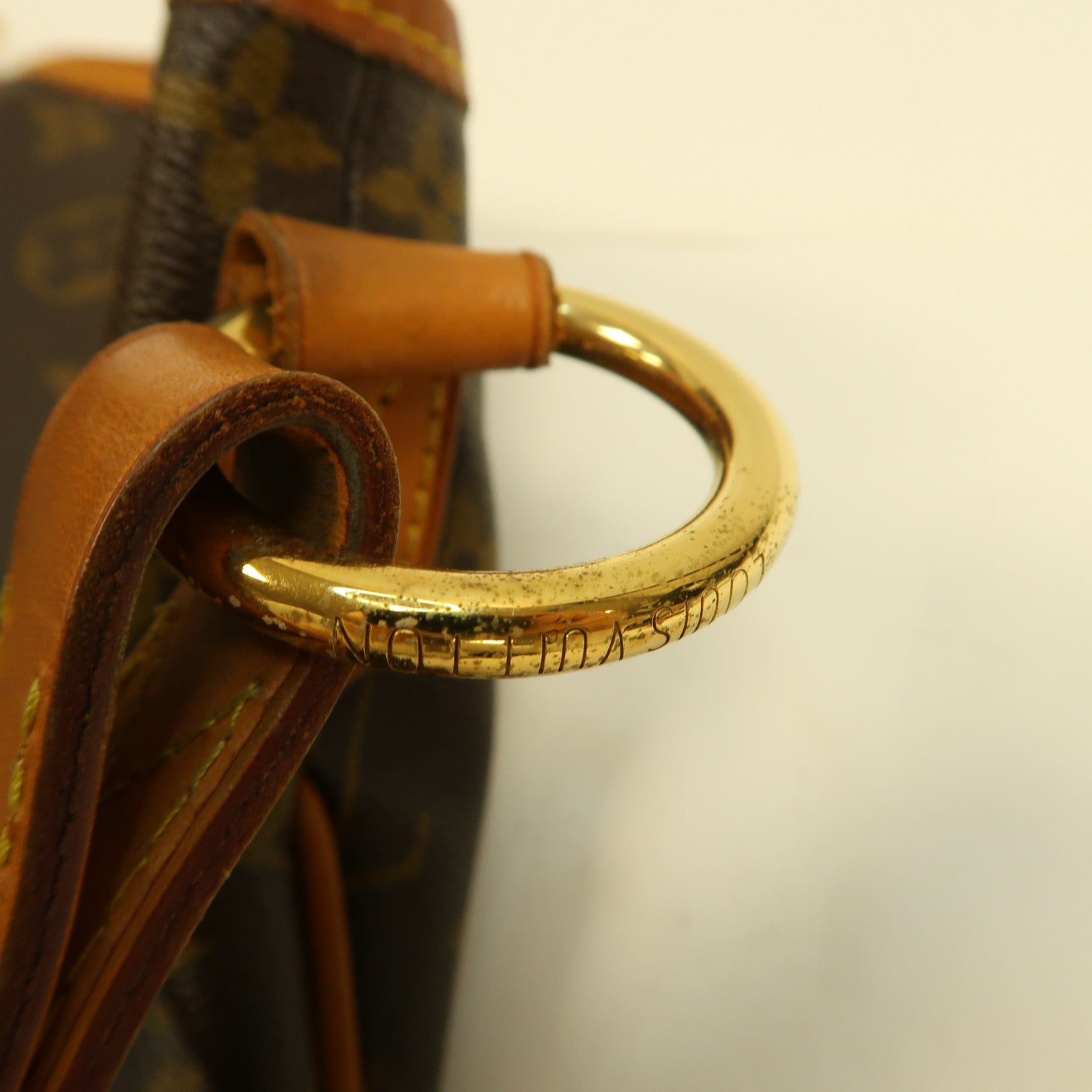LOUIS VUITTON 【激減優惠】Monogram Delightful MM金扣肩背袋啡色