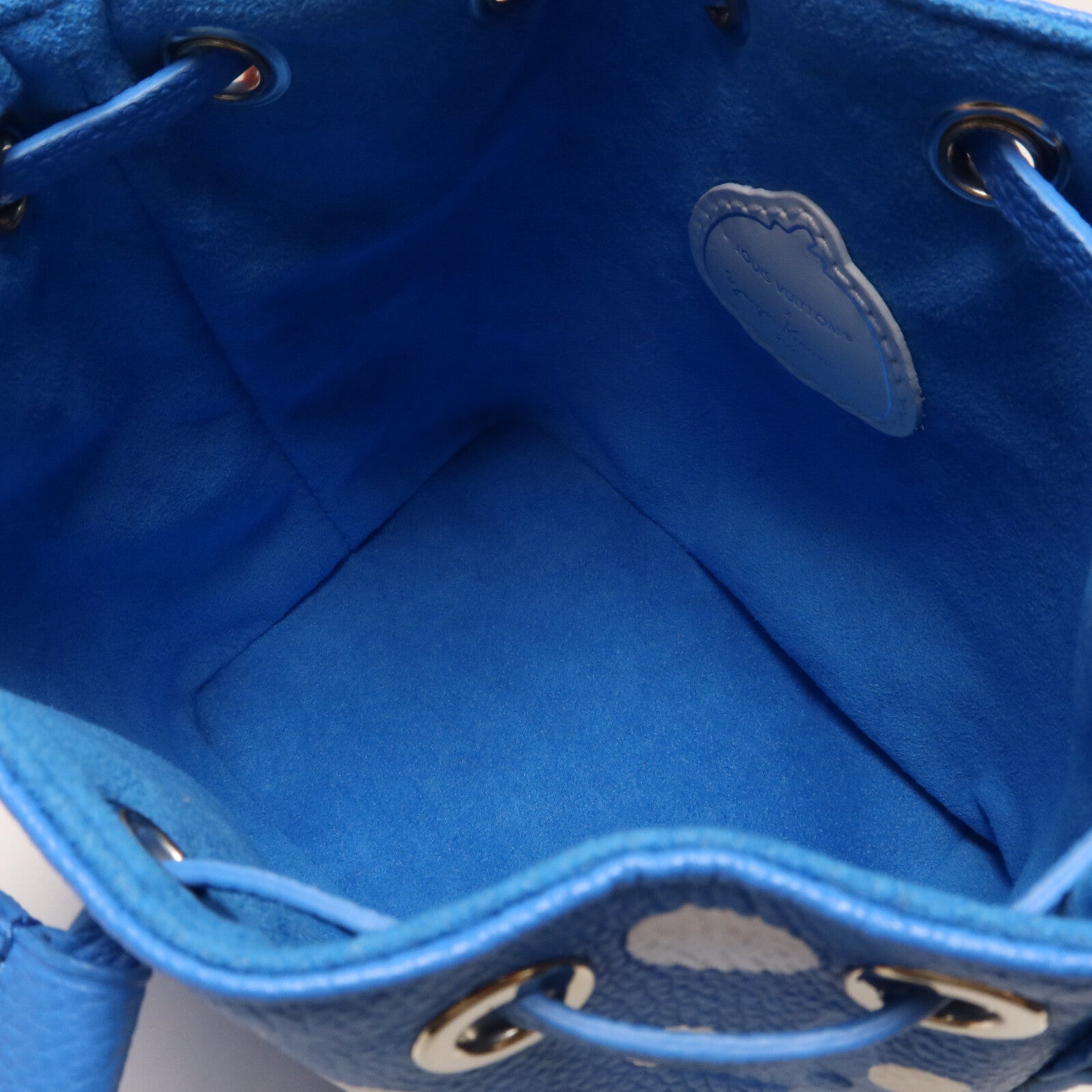 LOUIS VUITTON Monogram Empreinte LV x YK Nano Noe手挽肩背兩用袋