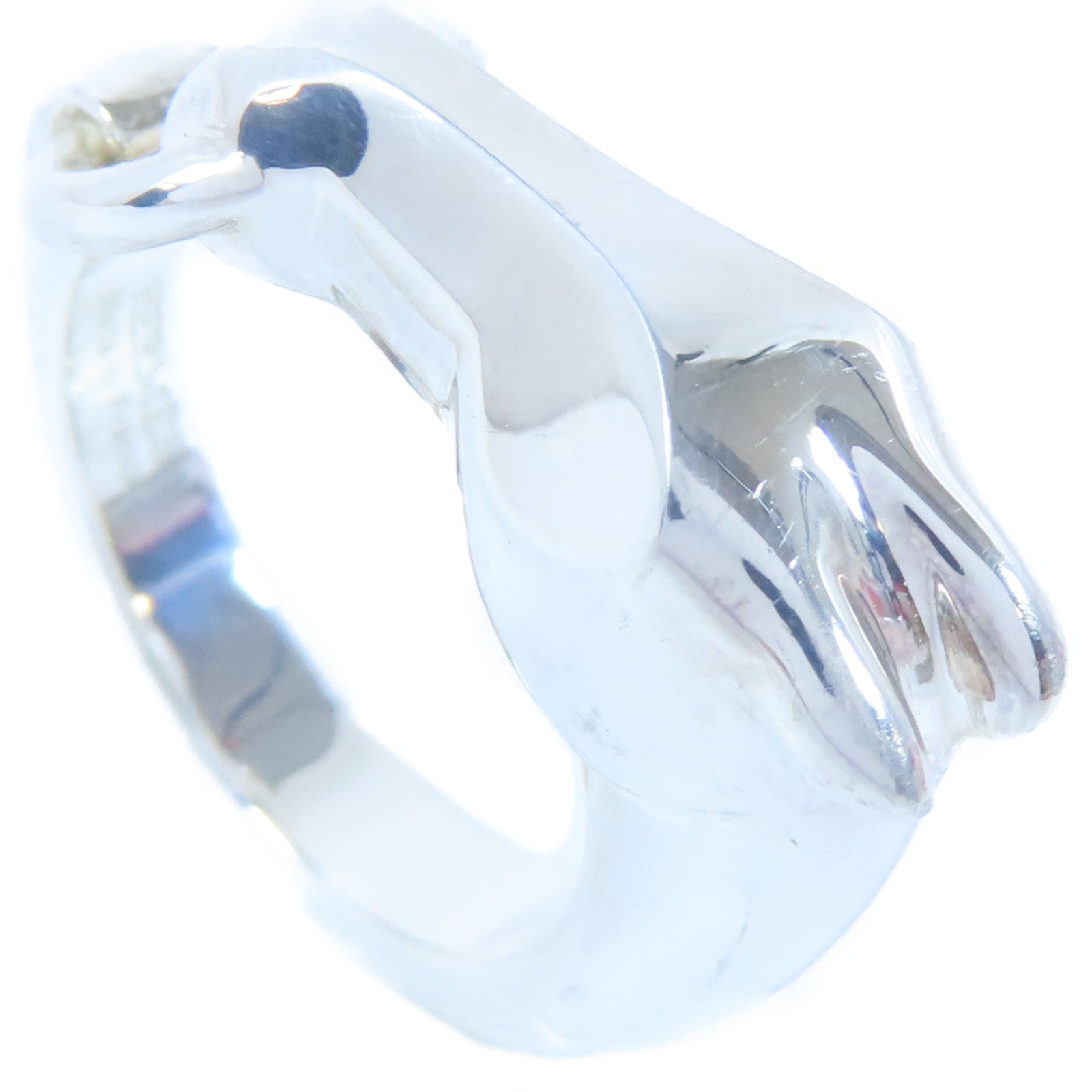 HERMES 925純銀Galop Ring戒指US#8.75
