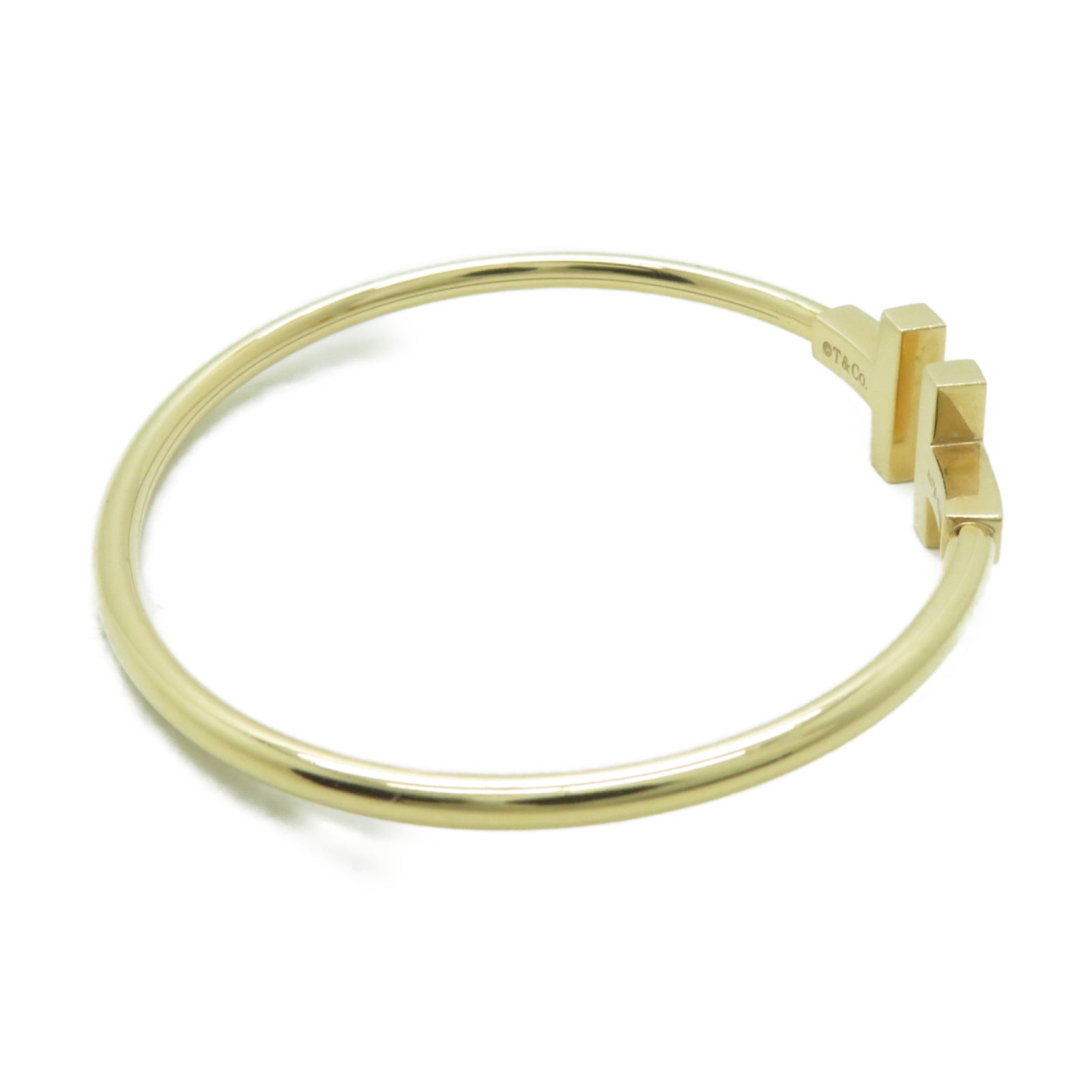TIFFANY＆CO 【激減優惠】18K黃金/珍珠母貝T Wire Bracelet手鐲