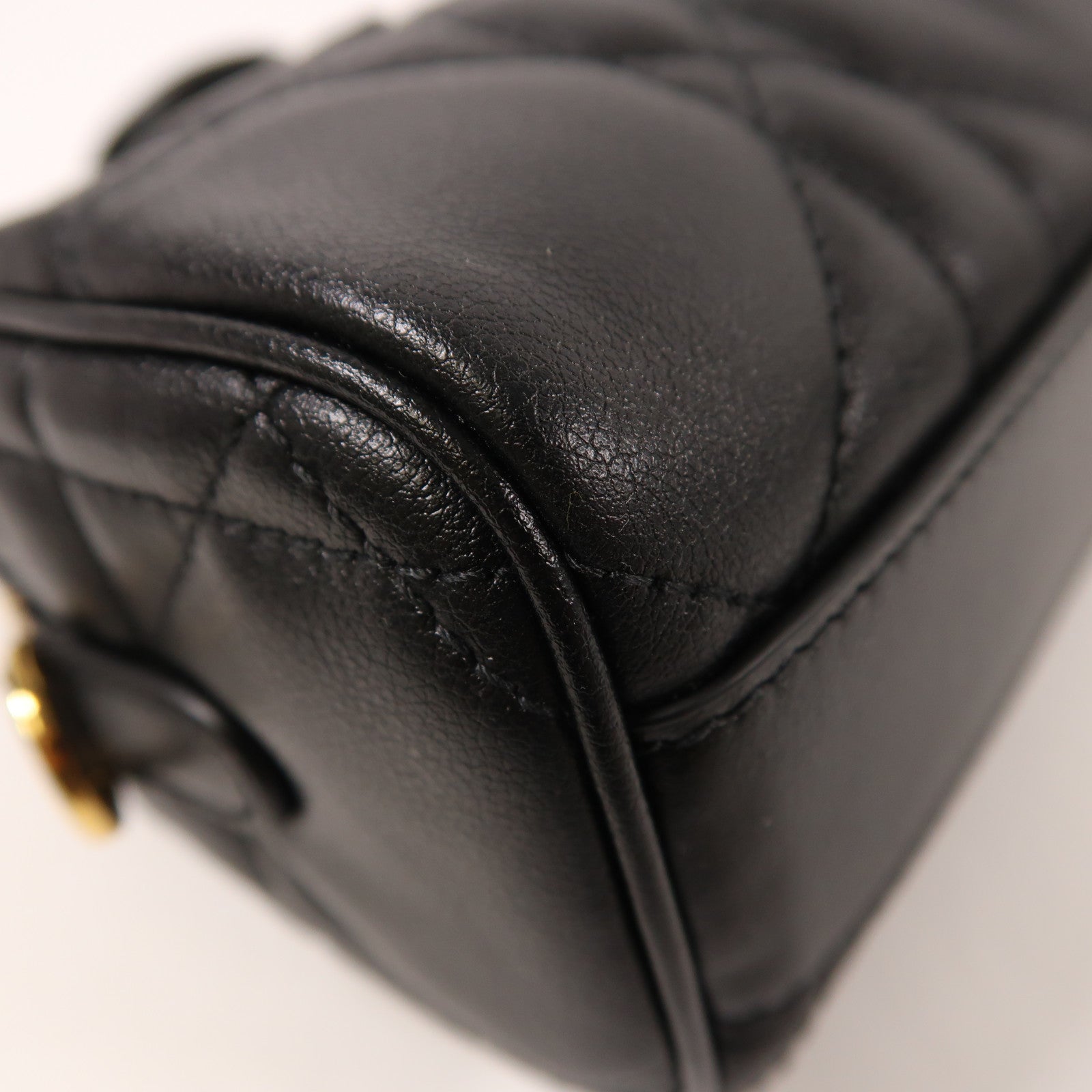 Dior 牛皮皮革2 Way Shoulder金扣手挽肩背兩用袋