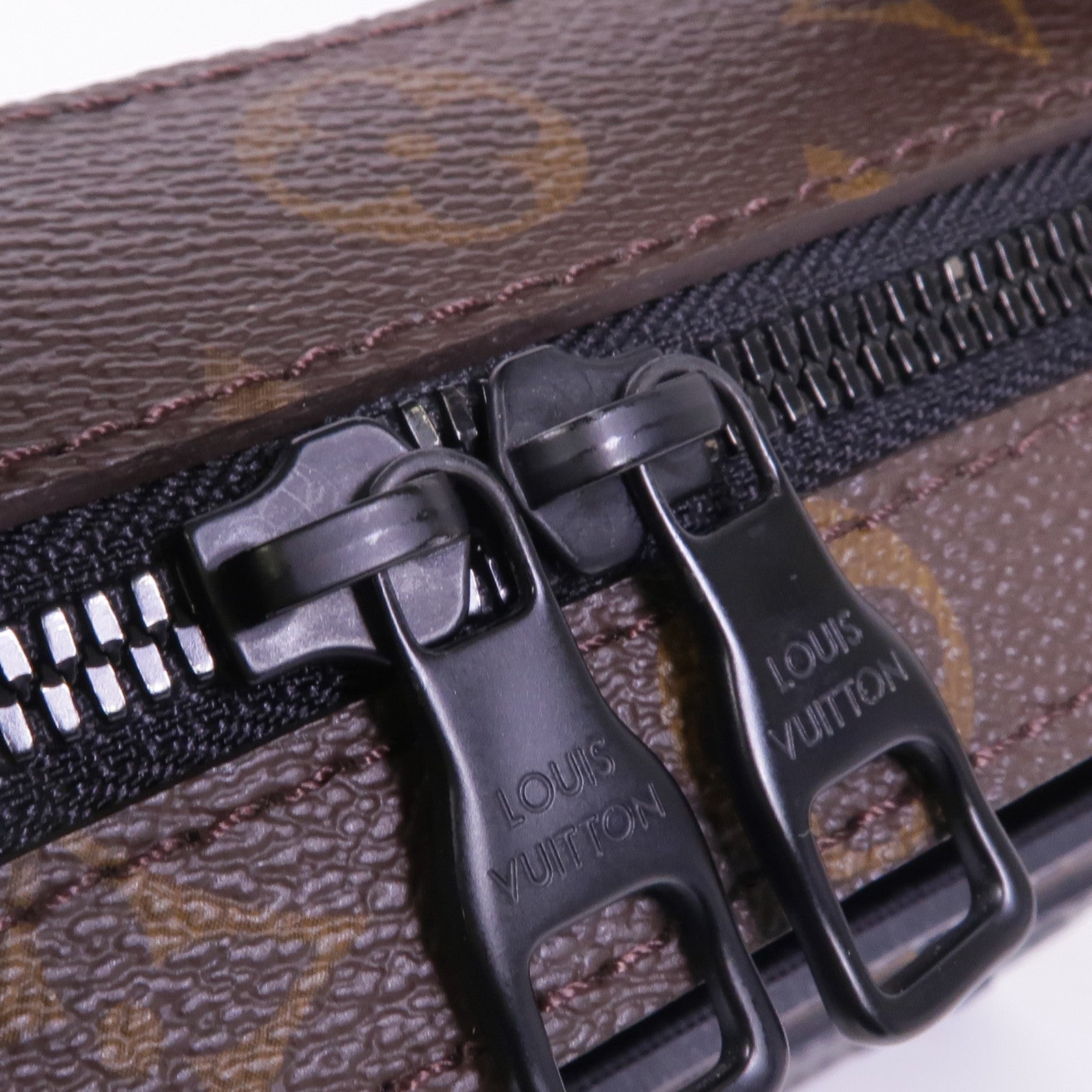 LOUIS VUITTON Monogram Macassar Handle Soft Truck手挽肩背兩用袋